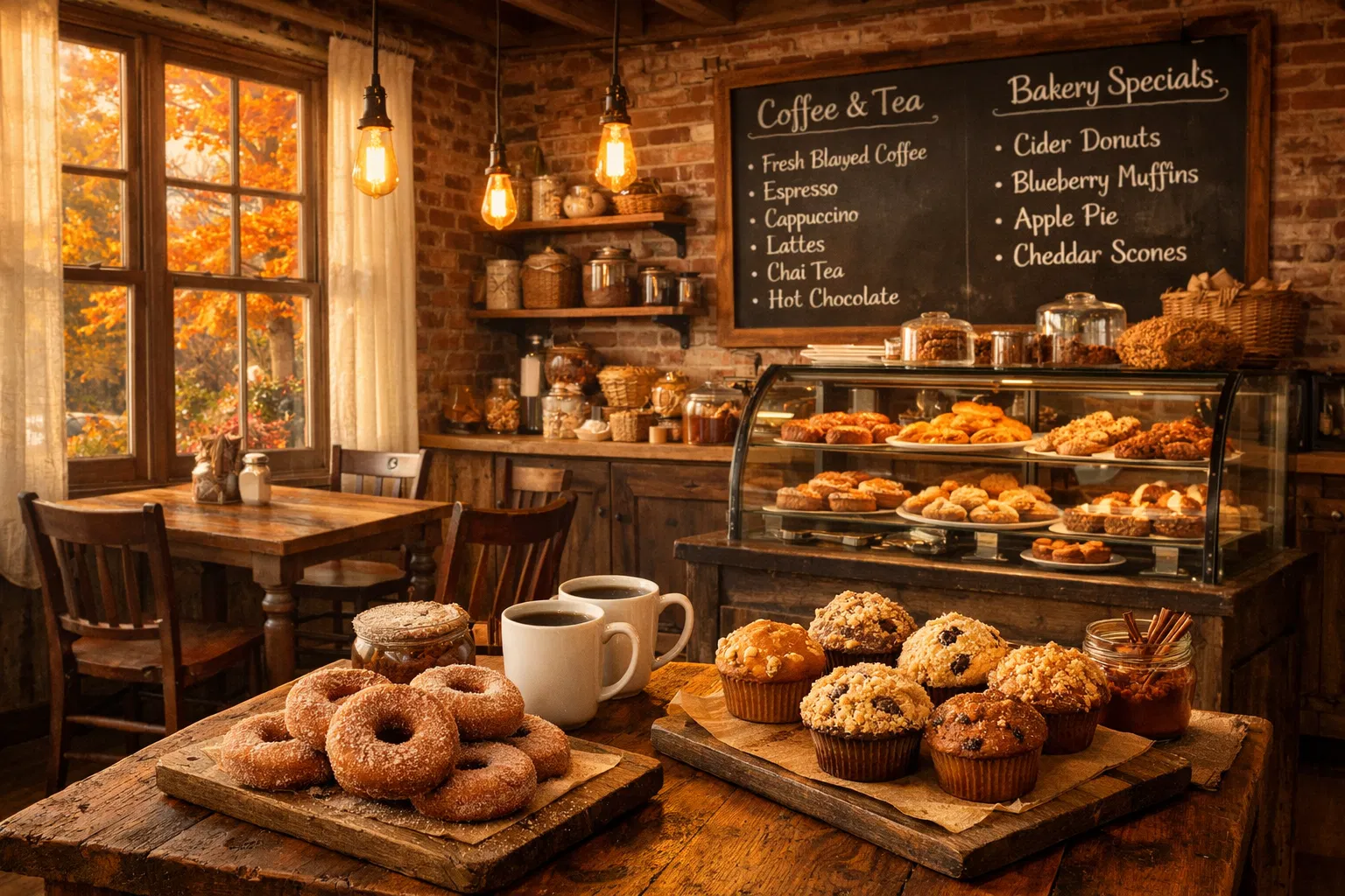 The Rolling Pin Café & Bakery interior
