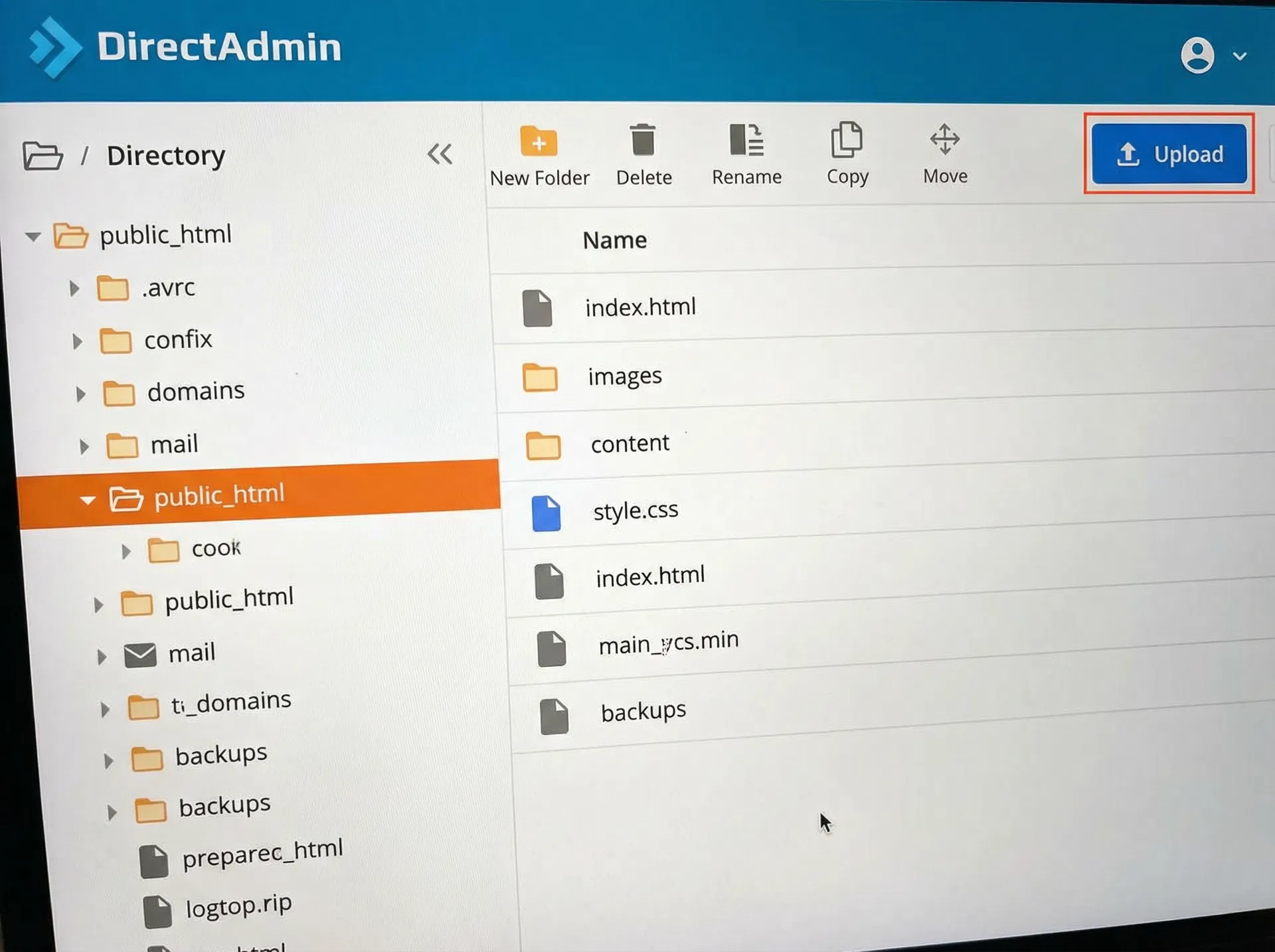 Paso 5: File Manager