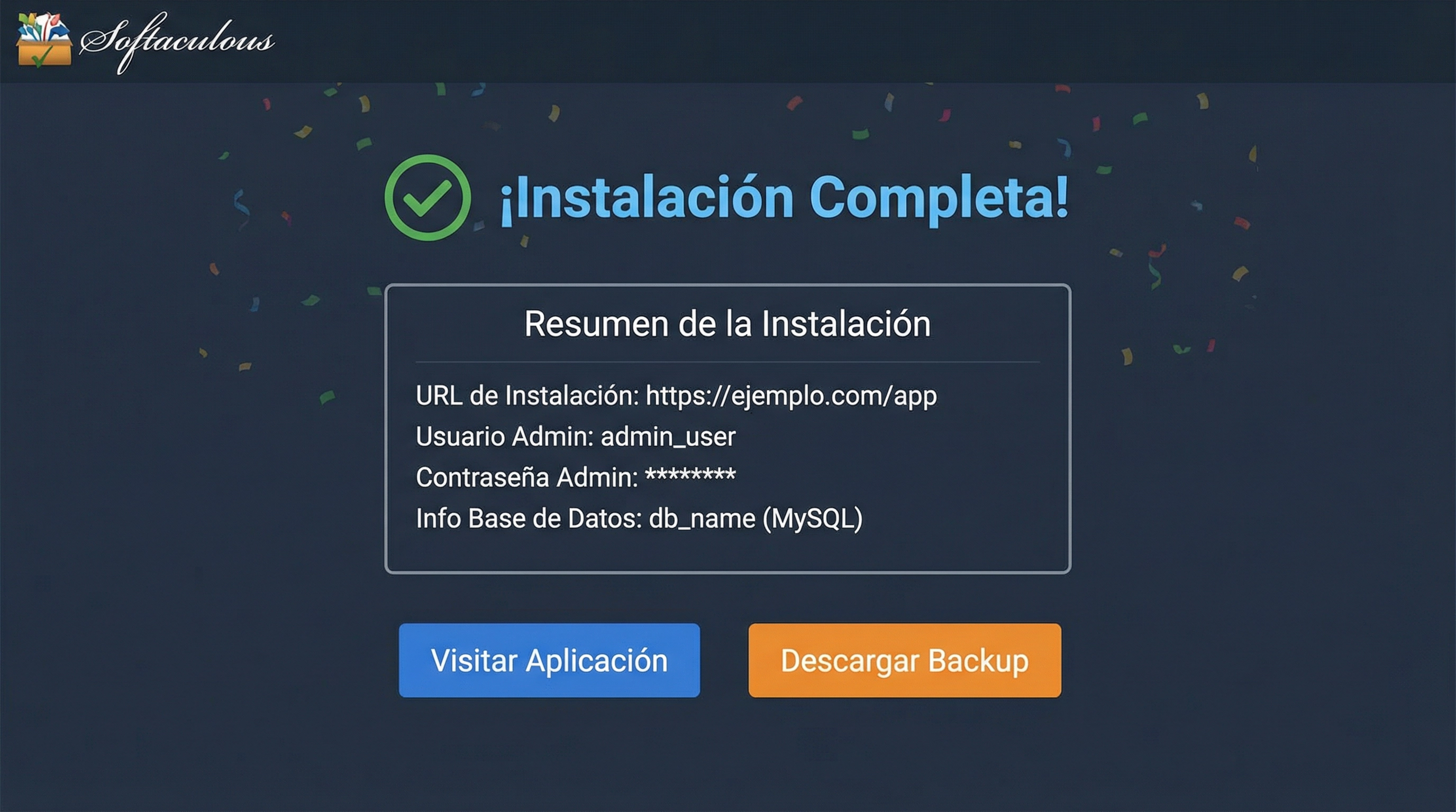 Paso 5: Instalación Completada