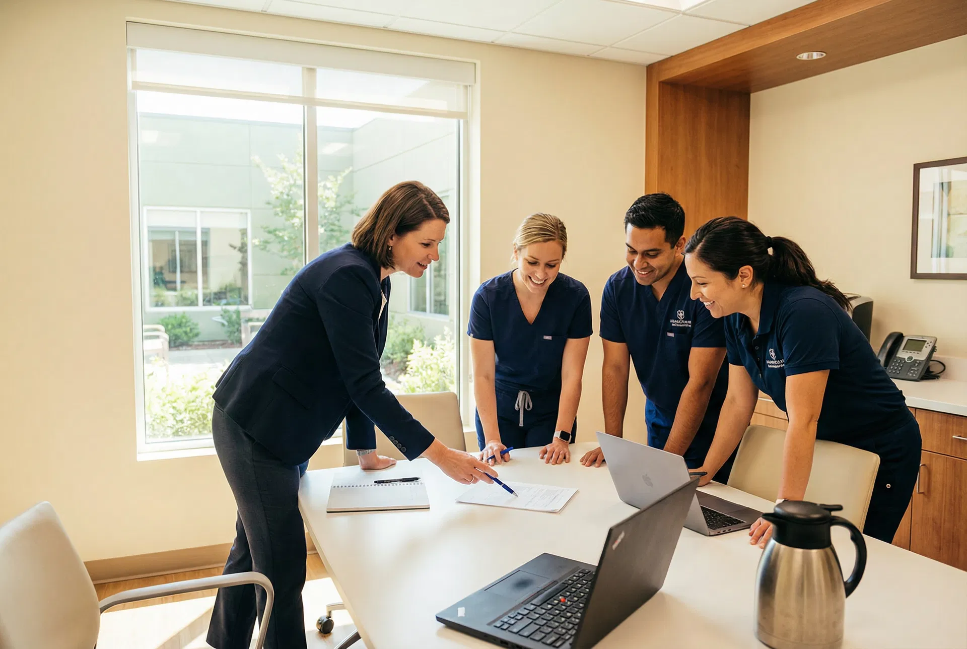 AG Consulting working with medical team