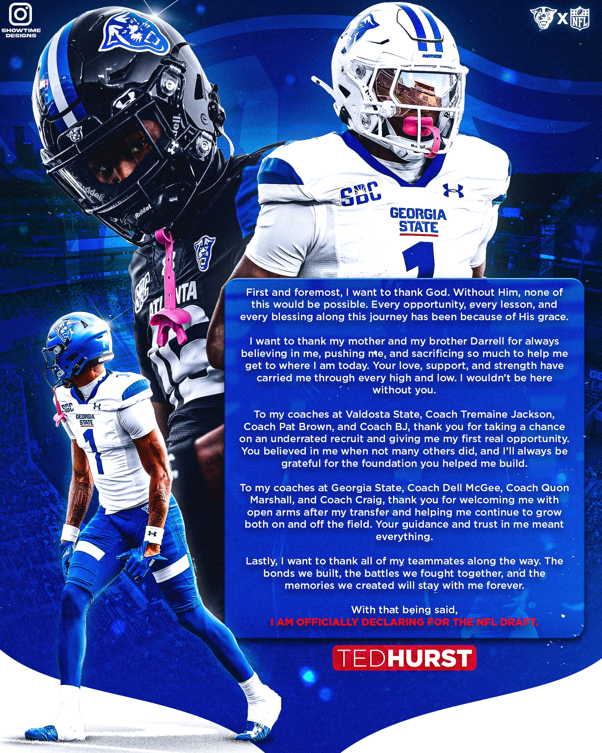 Ted Hurst-NFL Declaration