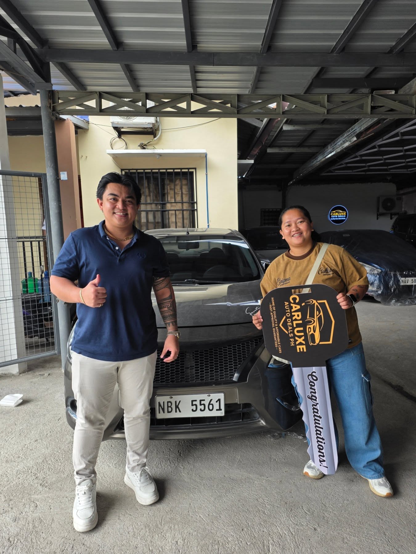 Patricia with 2018 Nissan Almera