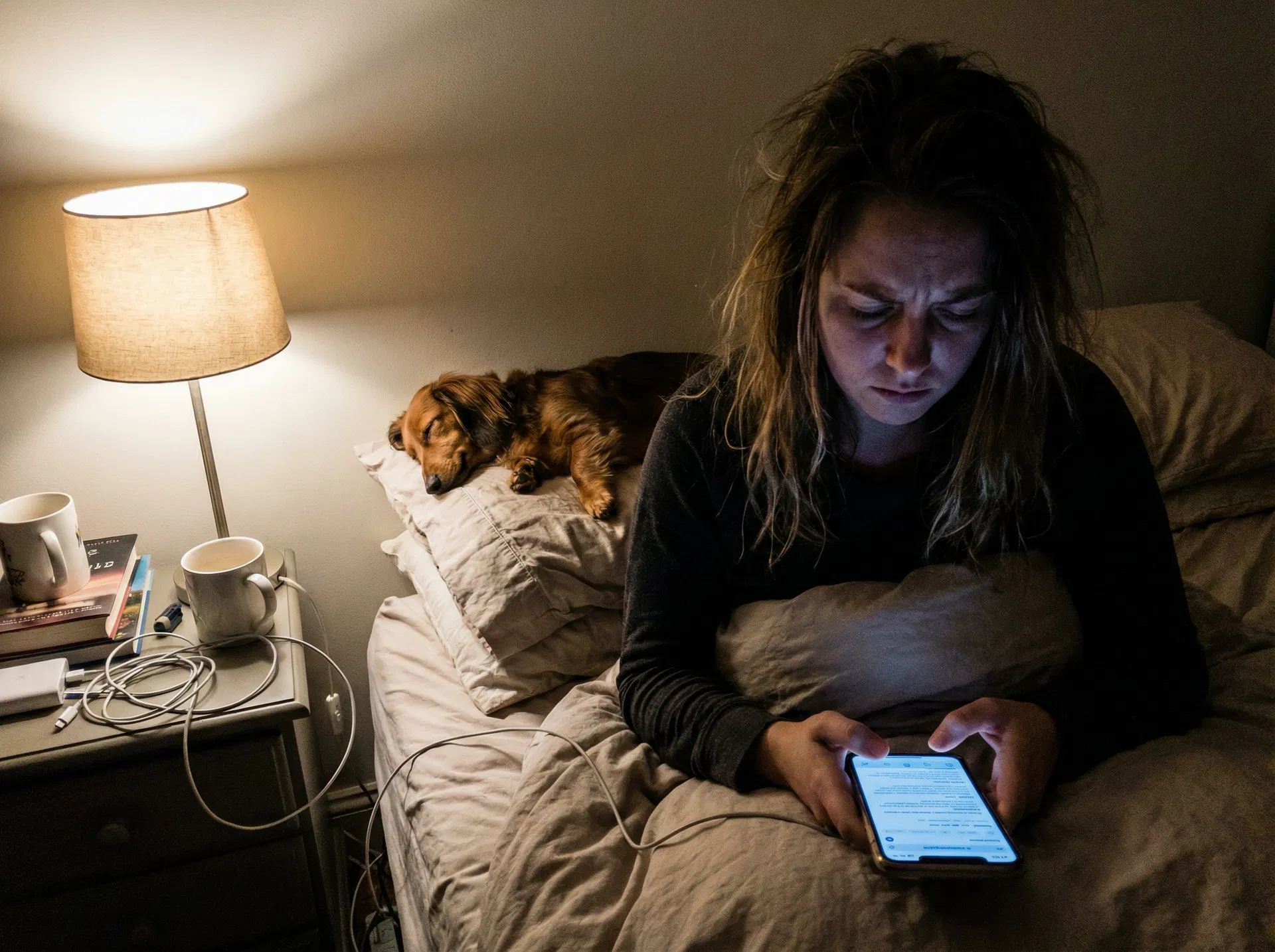 Owner searching for answers late at night