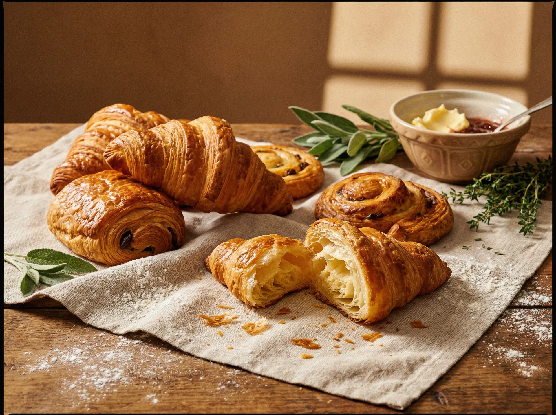 Viennoiseries artisanales