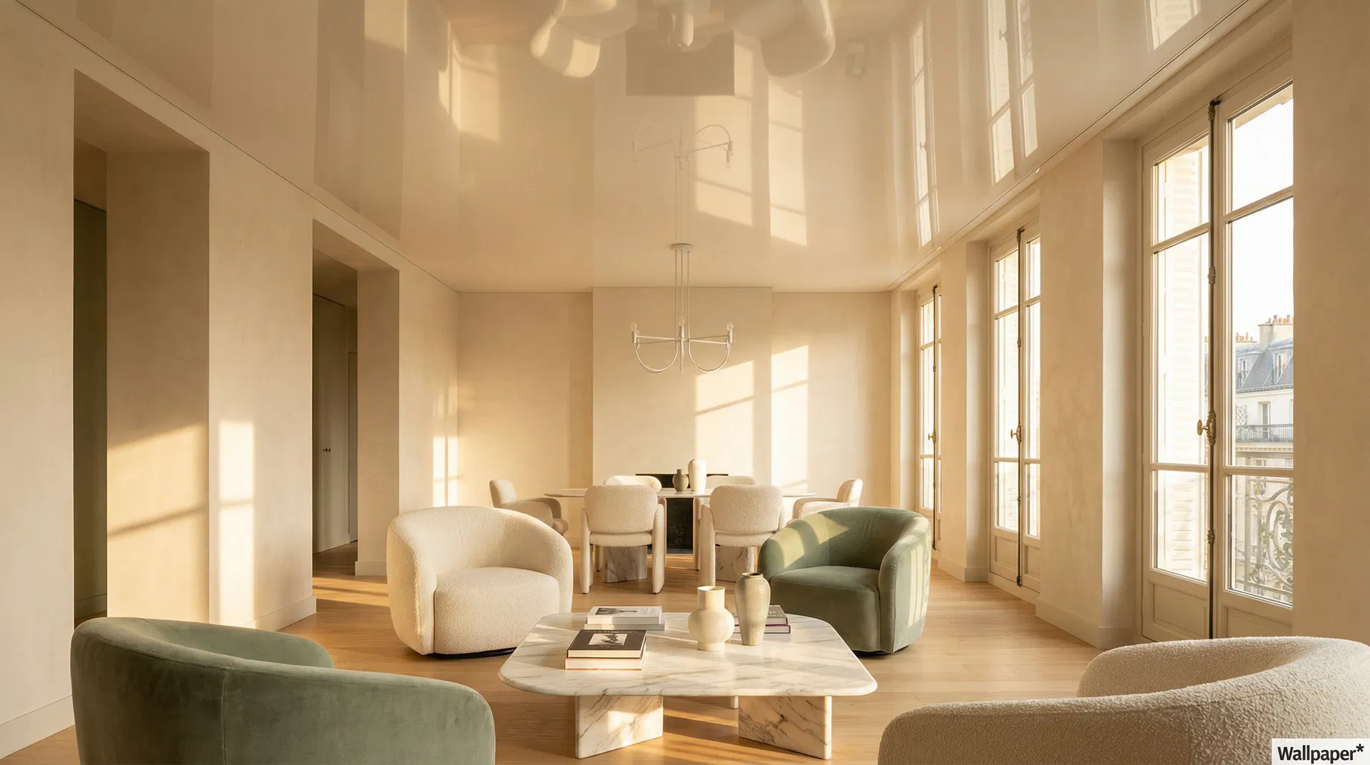 Plafond tendu luxueux