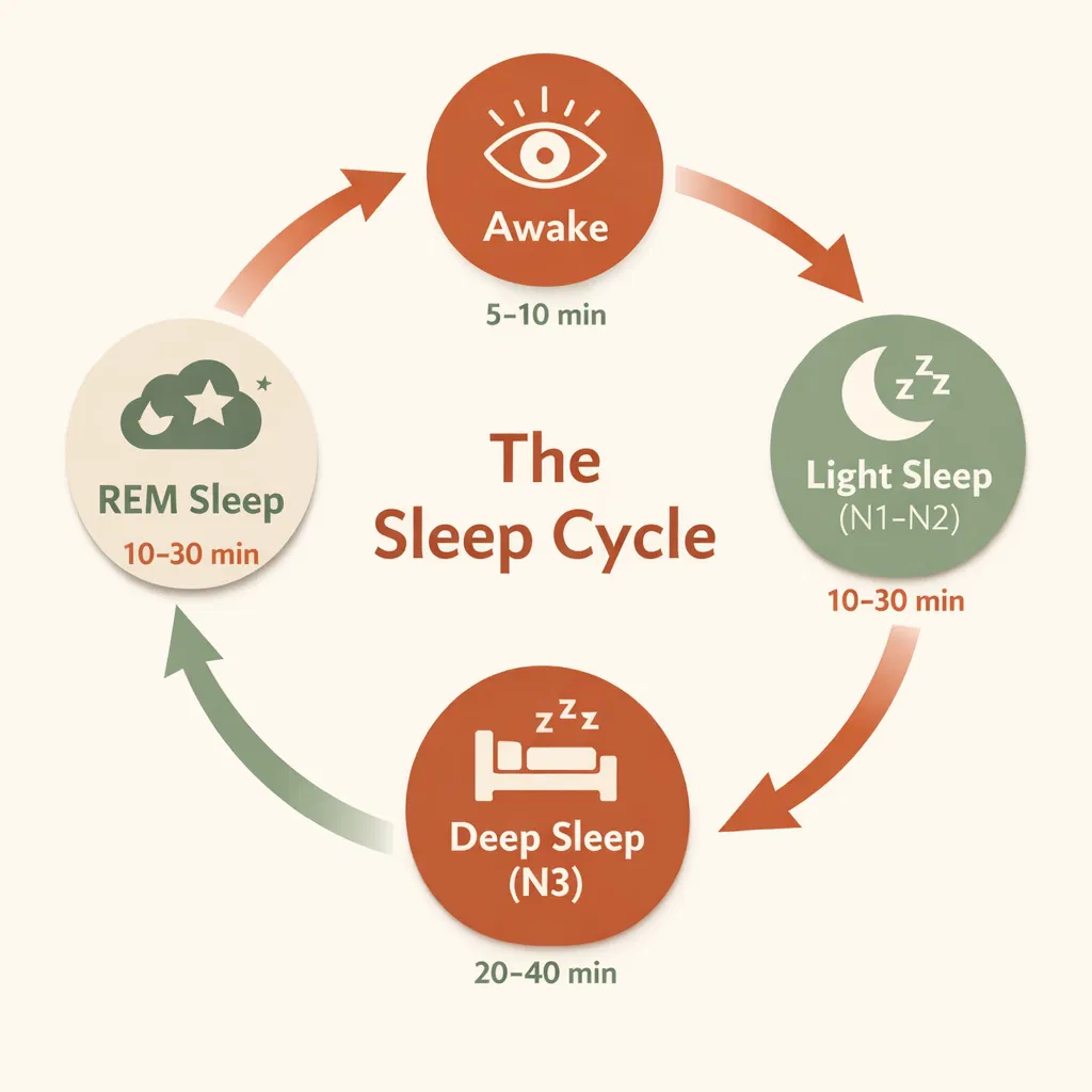 Sleep cycle stages
