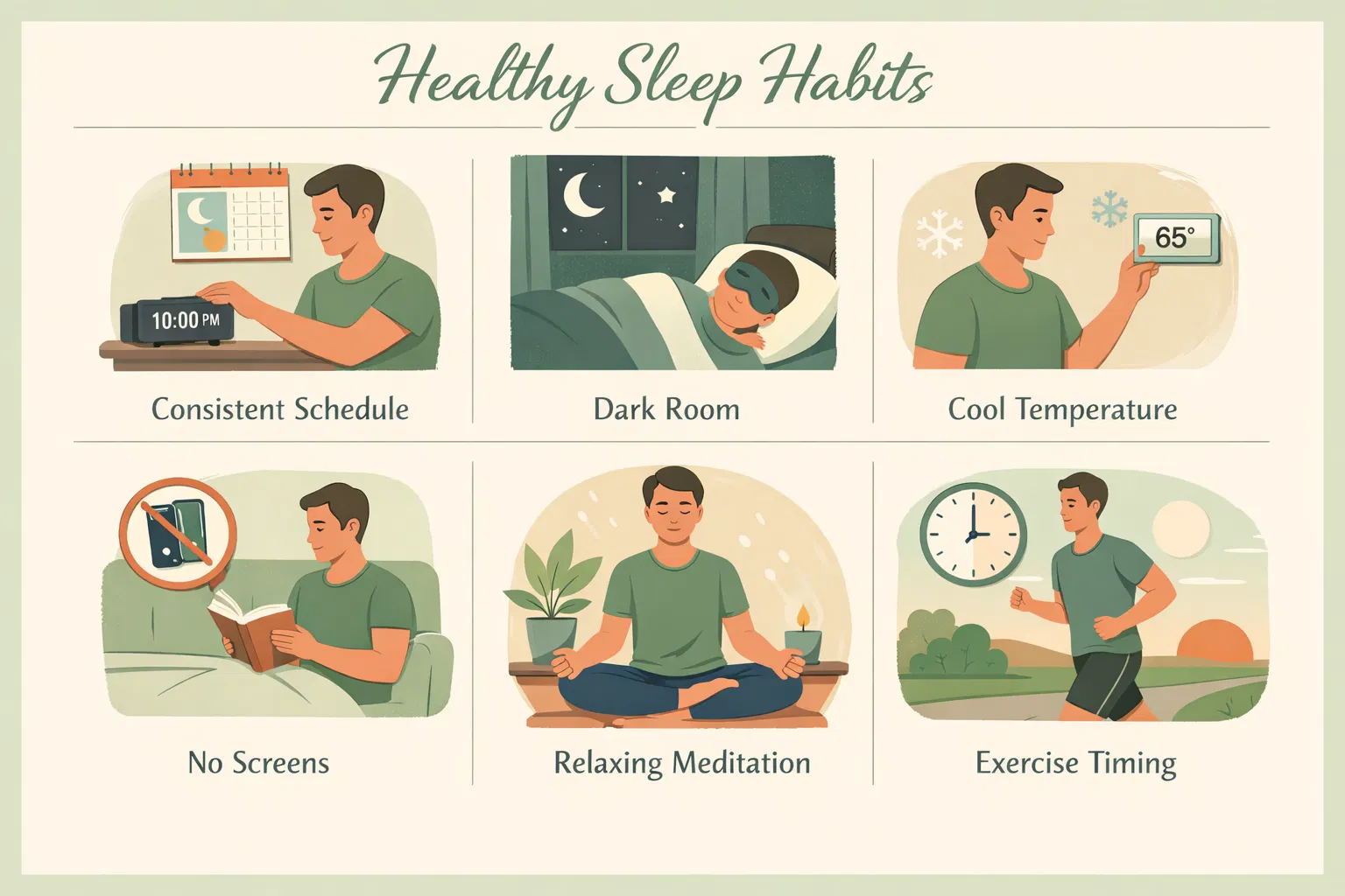 Healthy sleep habits