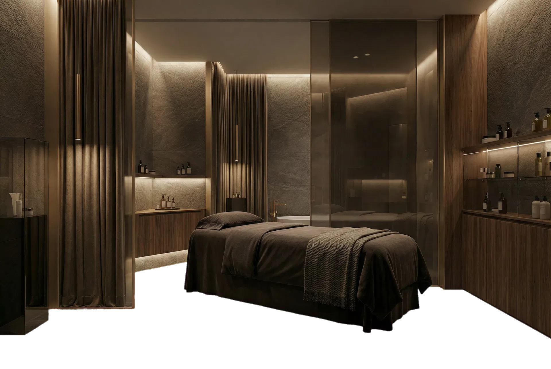Luxury treatment suite