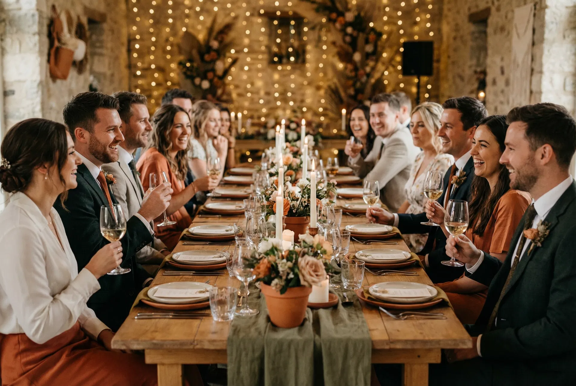 Gäste genießen das 7 Paintings Erlebnis