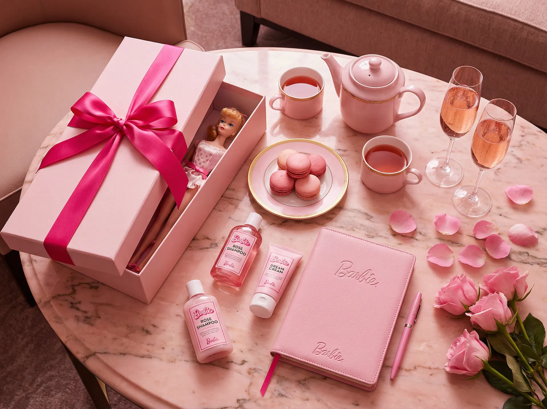 Barbie welcome amenities