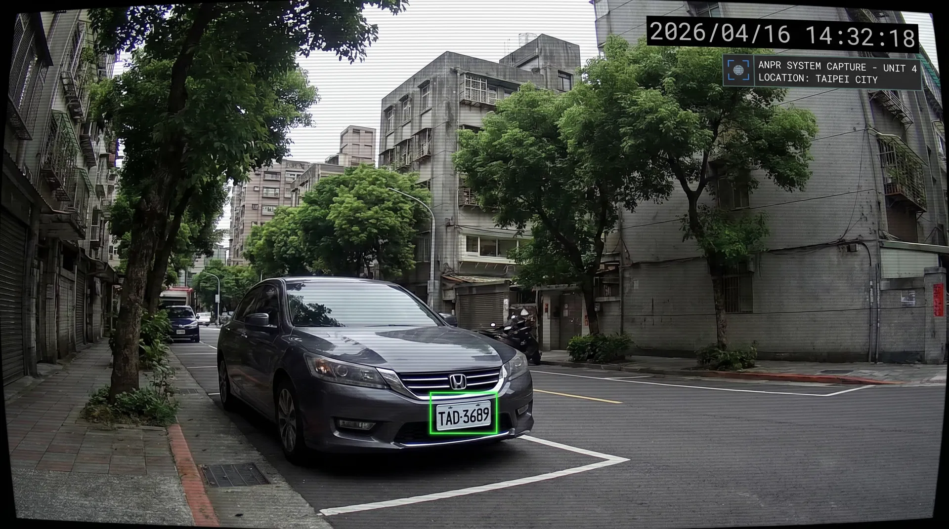 車牌辨識即時畫面