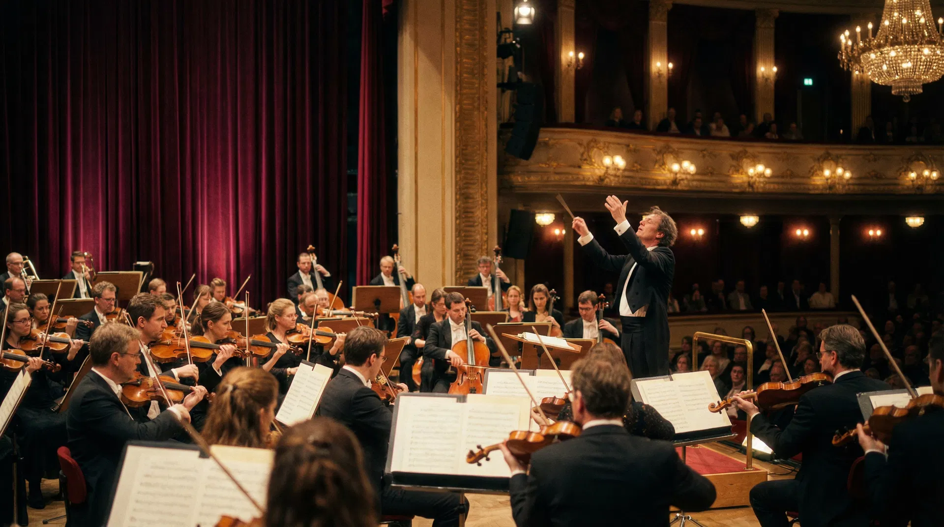Symphonieorchester im Konzertsaal