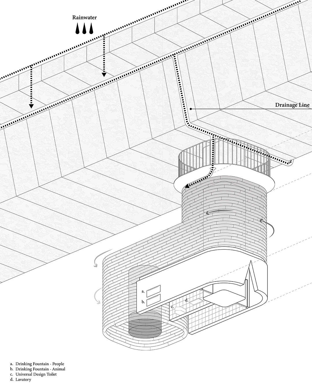 'WATER LOOP' 1st Prize, Terraviva competitions