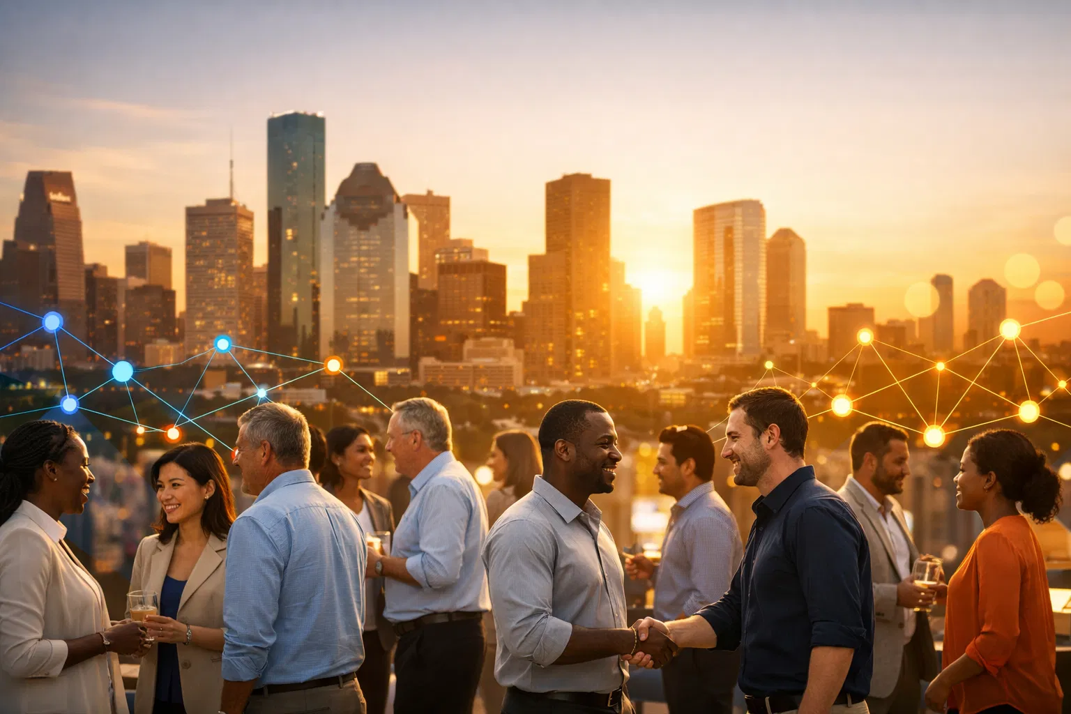 Business networking event