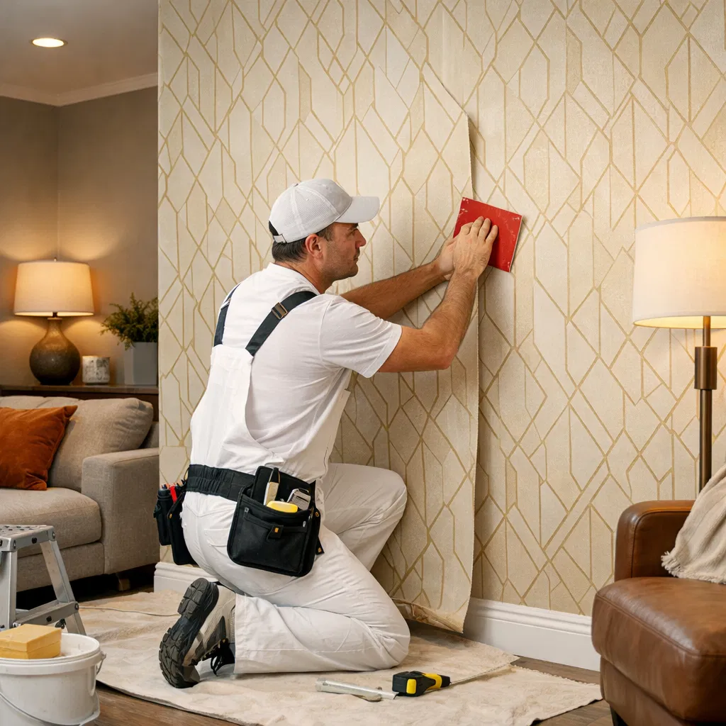 Residential Wallpaper Installation