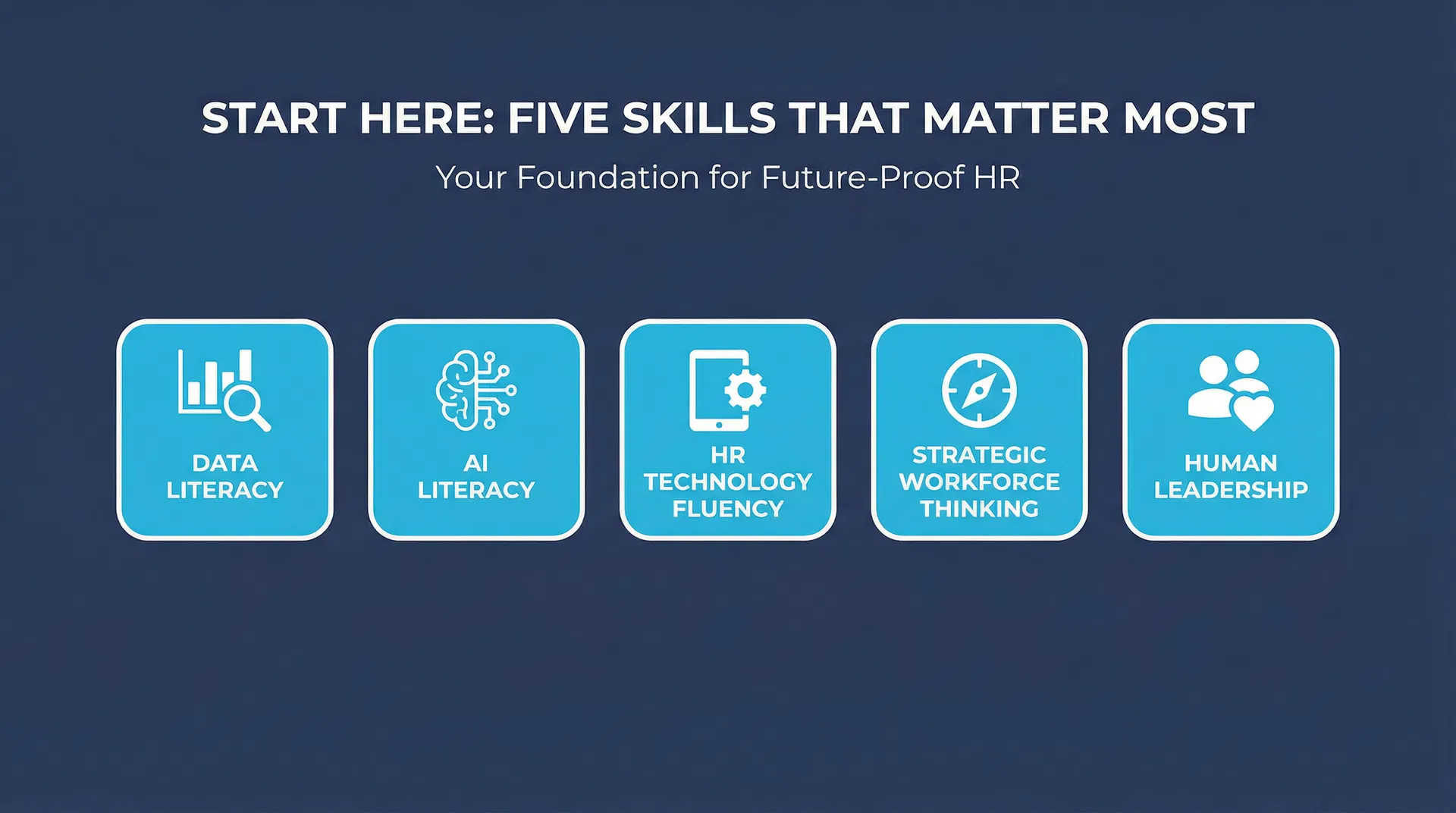 Start Here: Five Skills That Matter Most