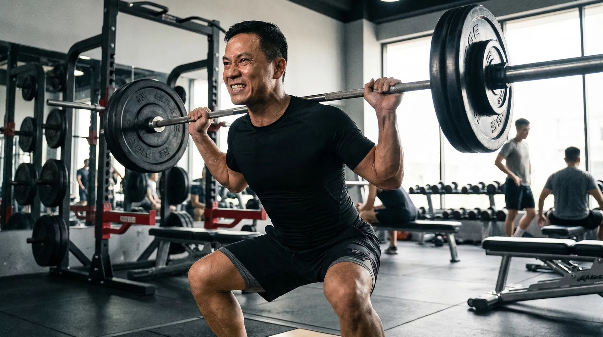 Tập gym cân bằng physiology tuổi 40 tại Quy Nhơn