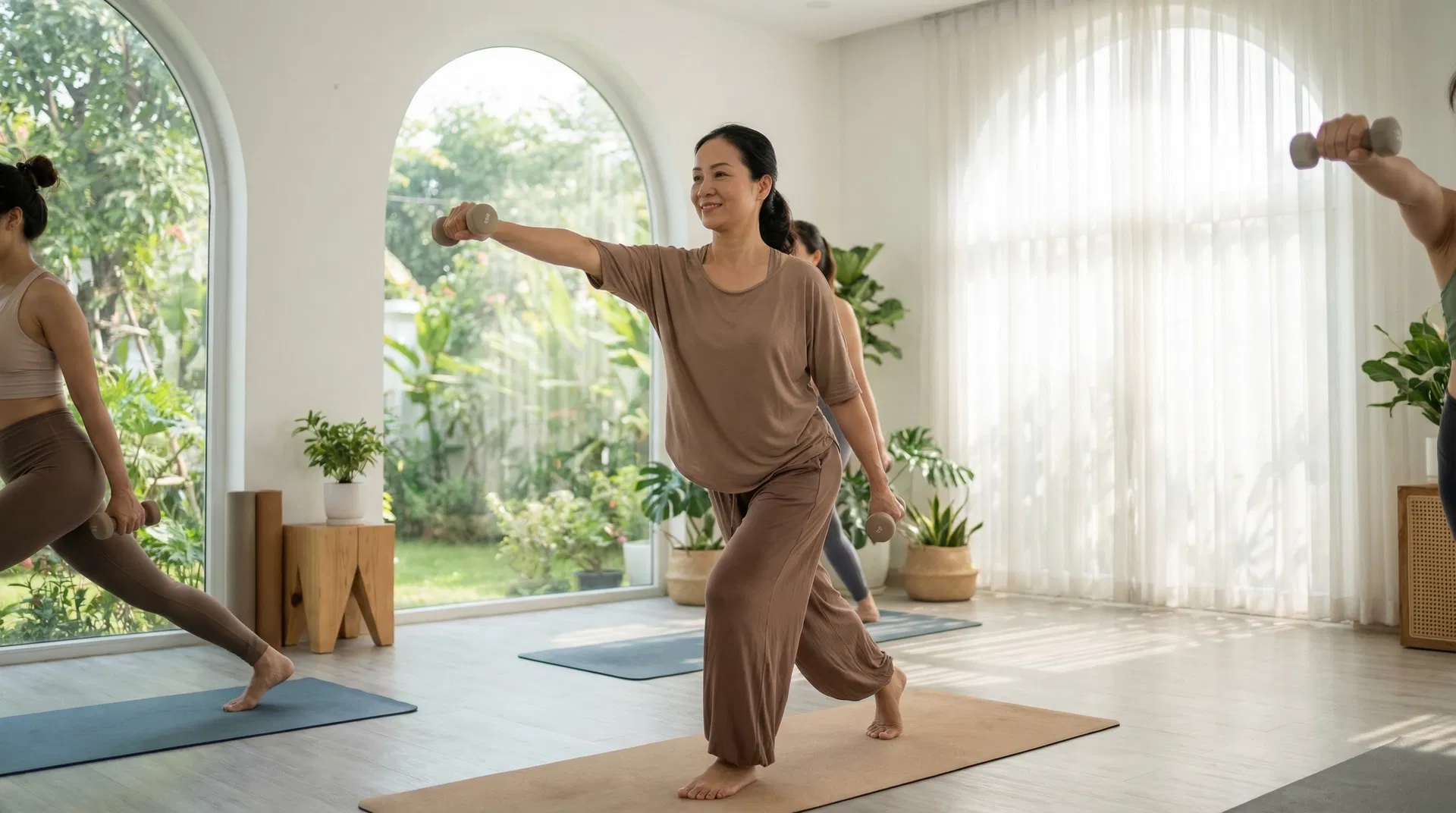 Tập luyện wellness cho phụ nữ 40+ Quy Nhơn