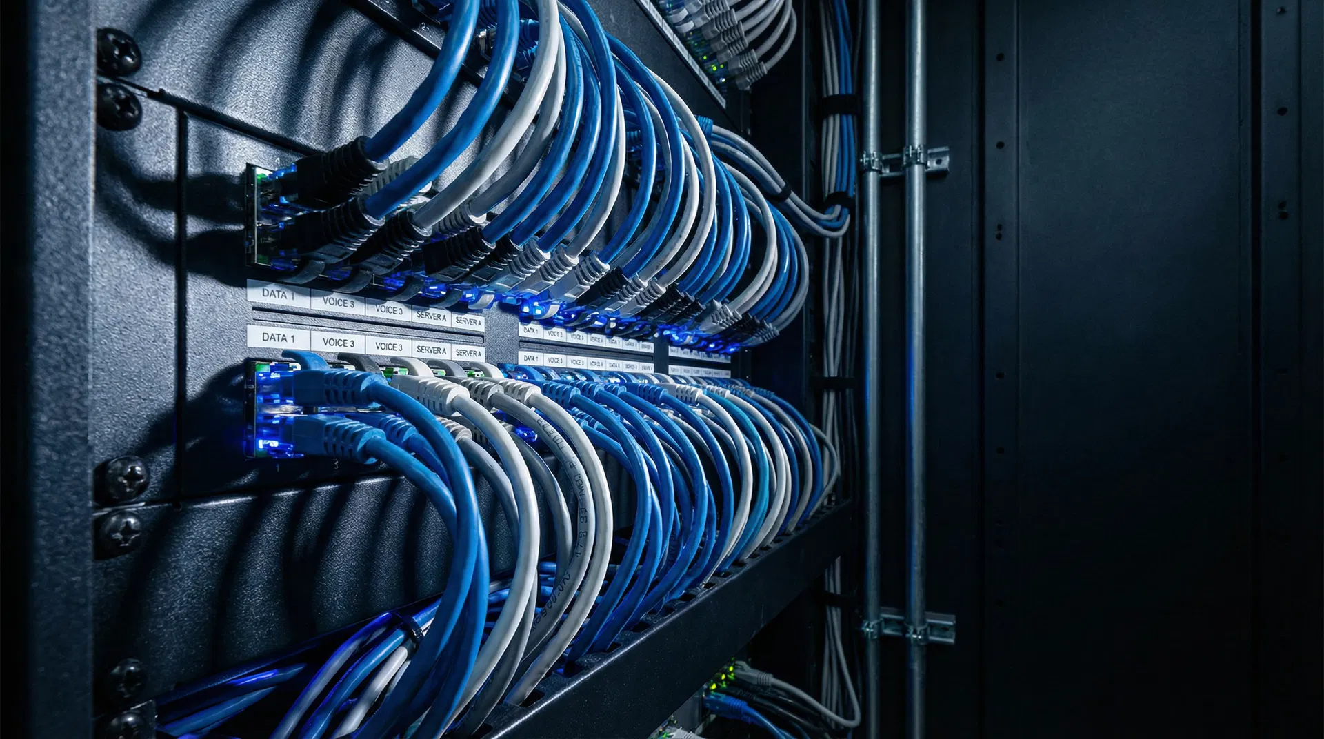 Network cables background