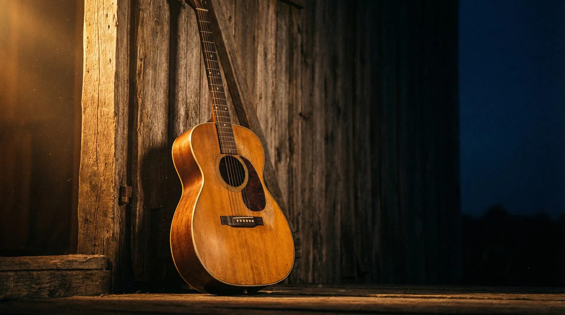 Tommie Branch with guitar