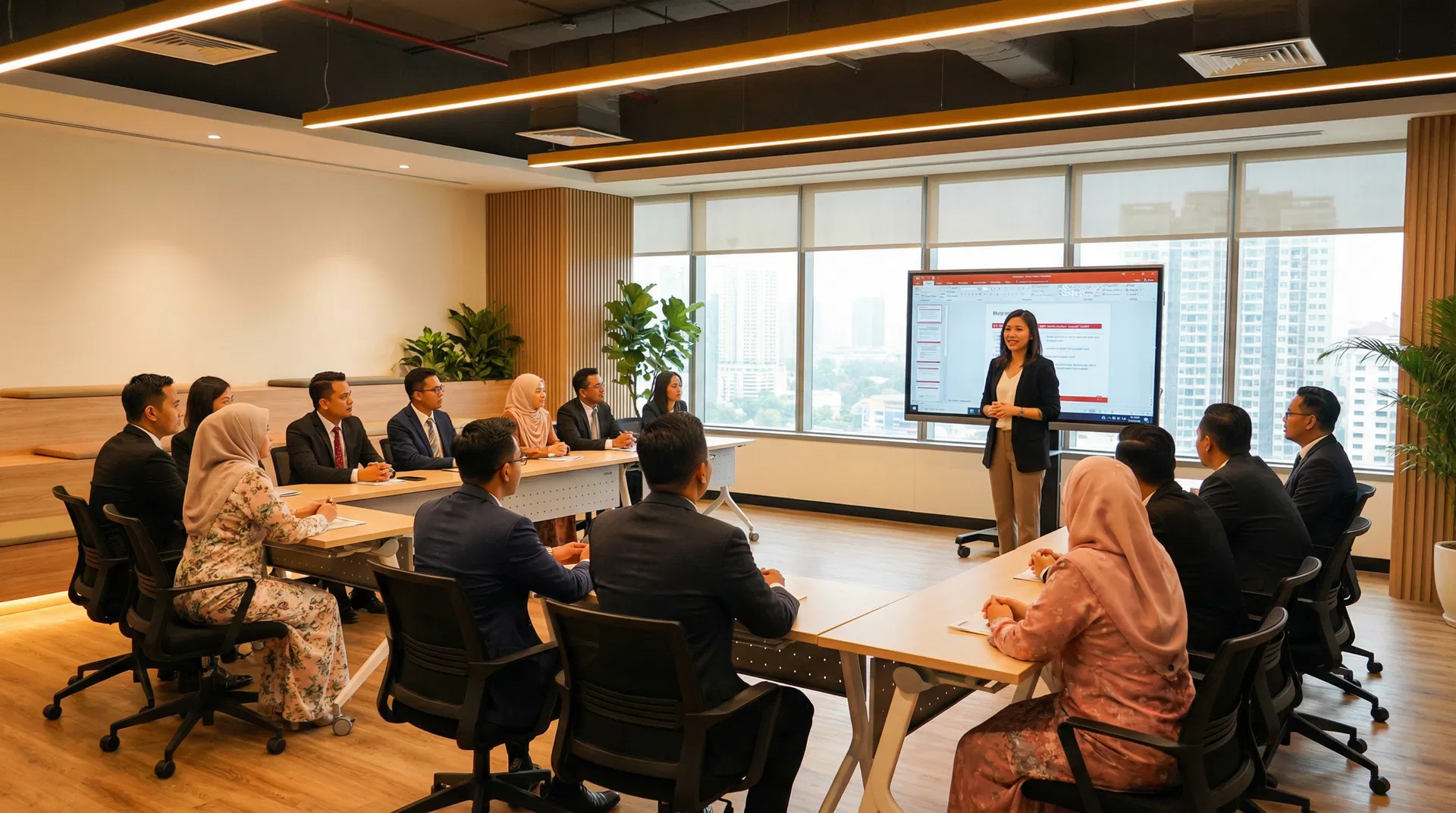 Corporate training session