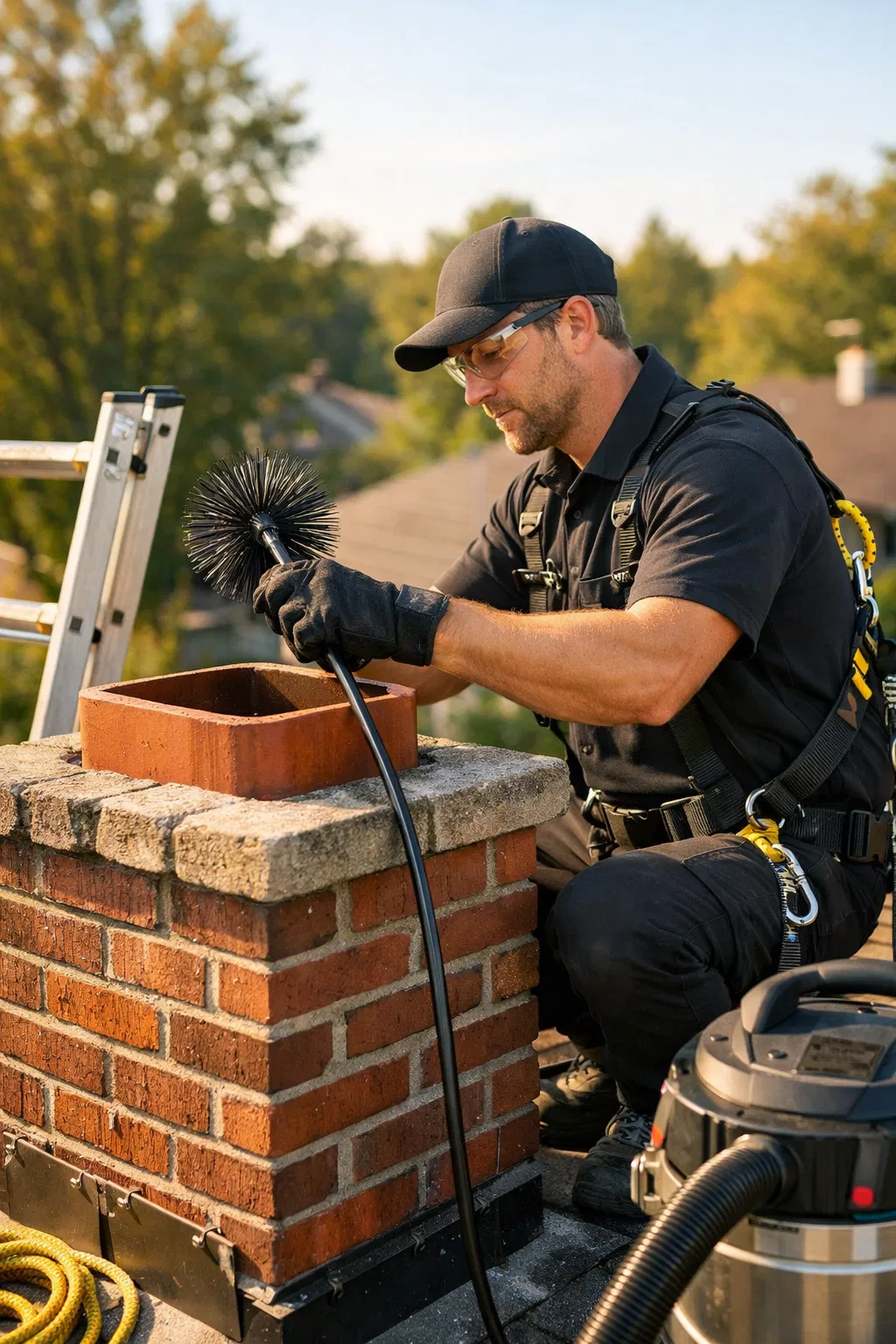 Chimney cleaning service