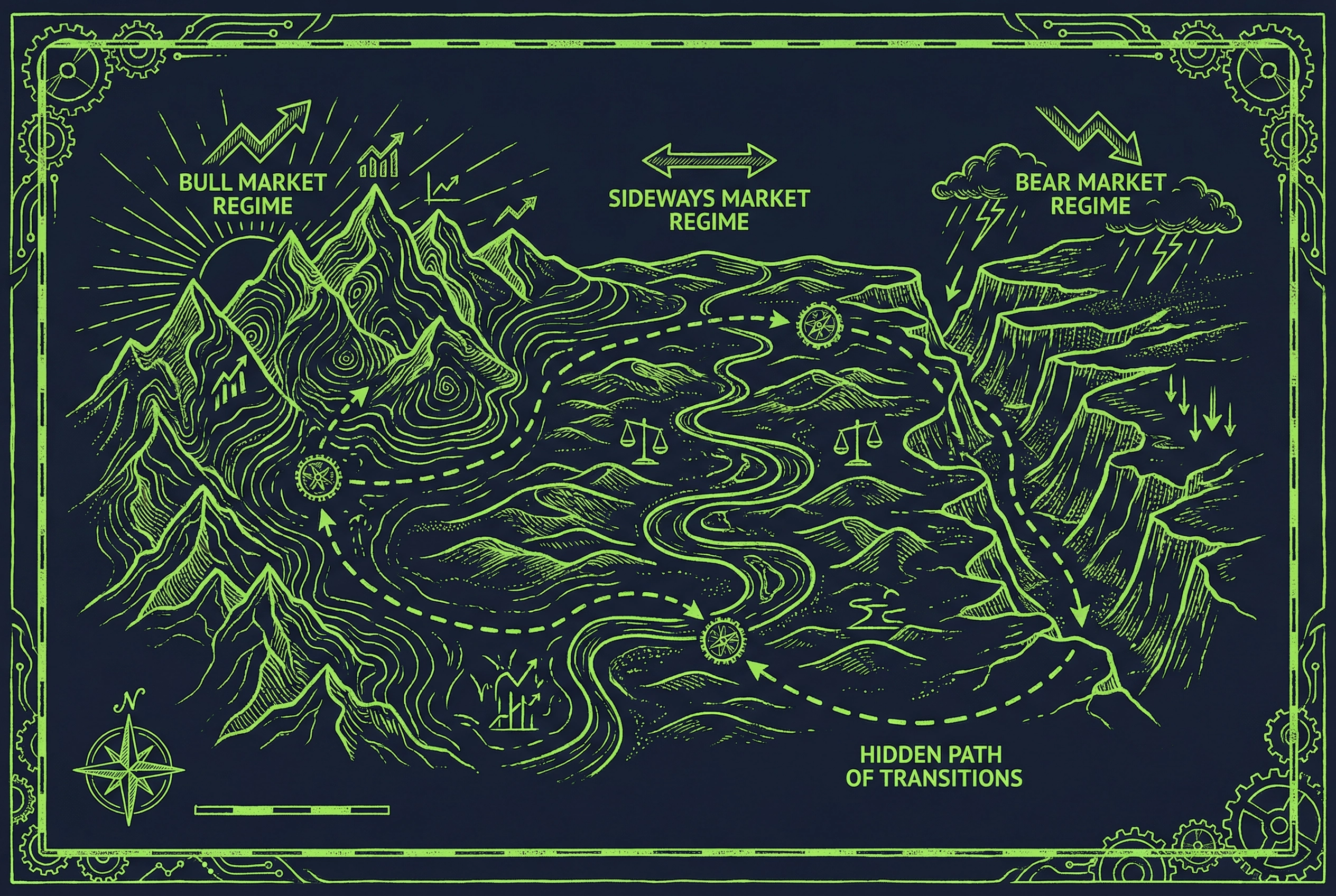 Market Regime Detection with Hidden Markov Models