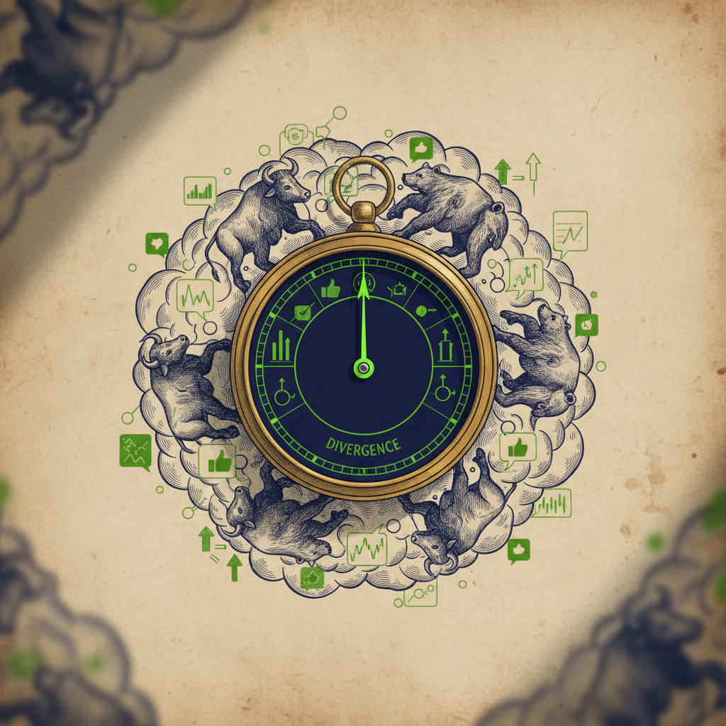 Algorithmic Alpha: Leveraging Social Sentiment's Divergence from Price Action