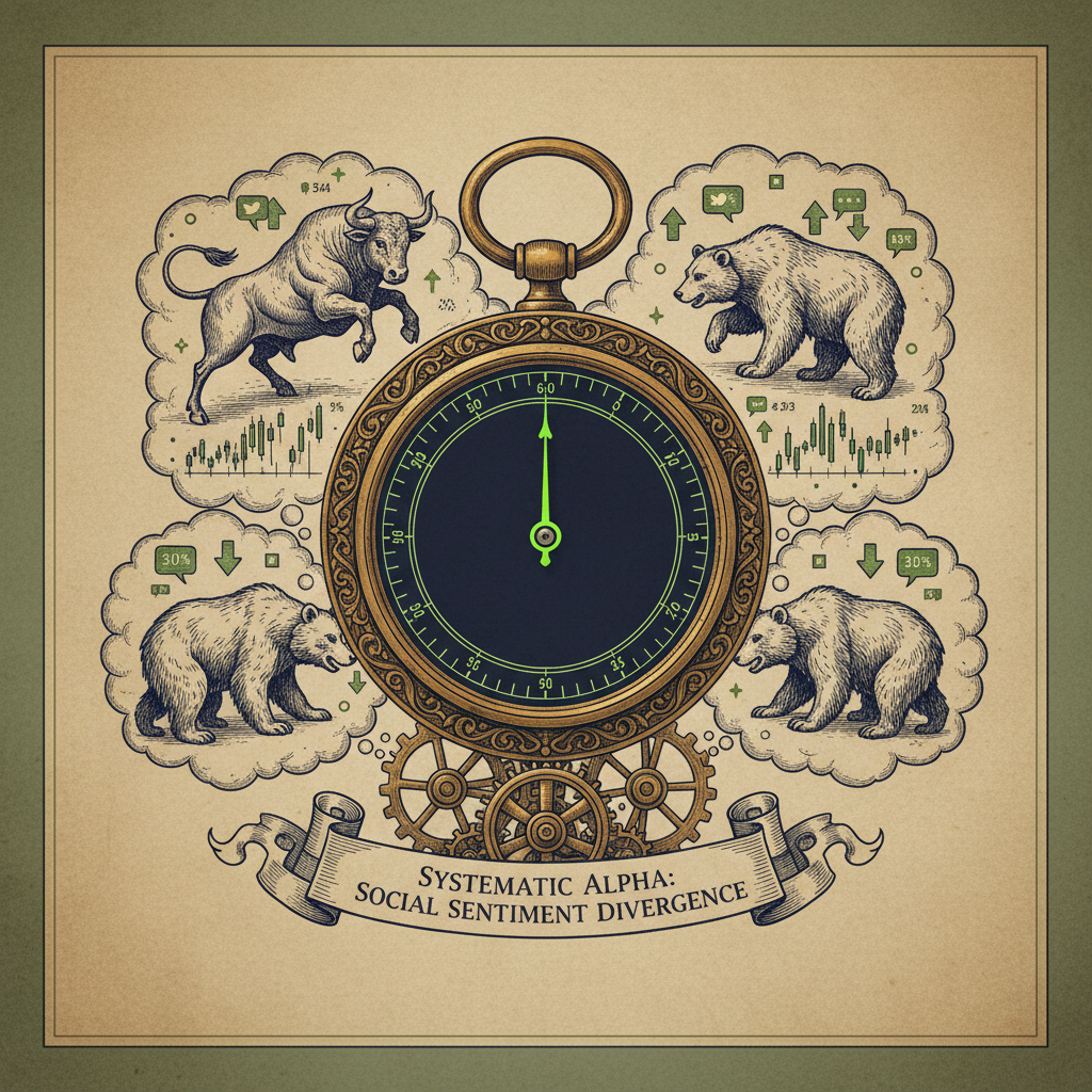 Systematic Alpha: Quant Strategies Harnessing Social Sentiment Divergence