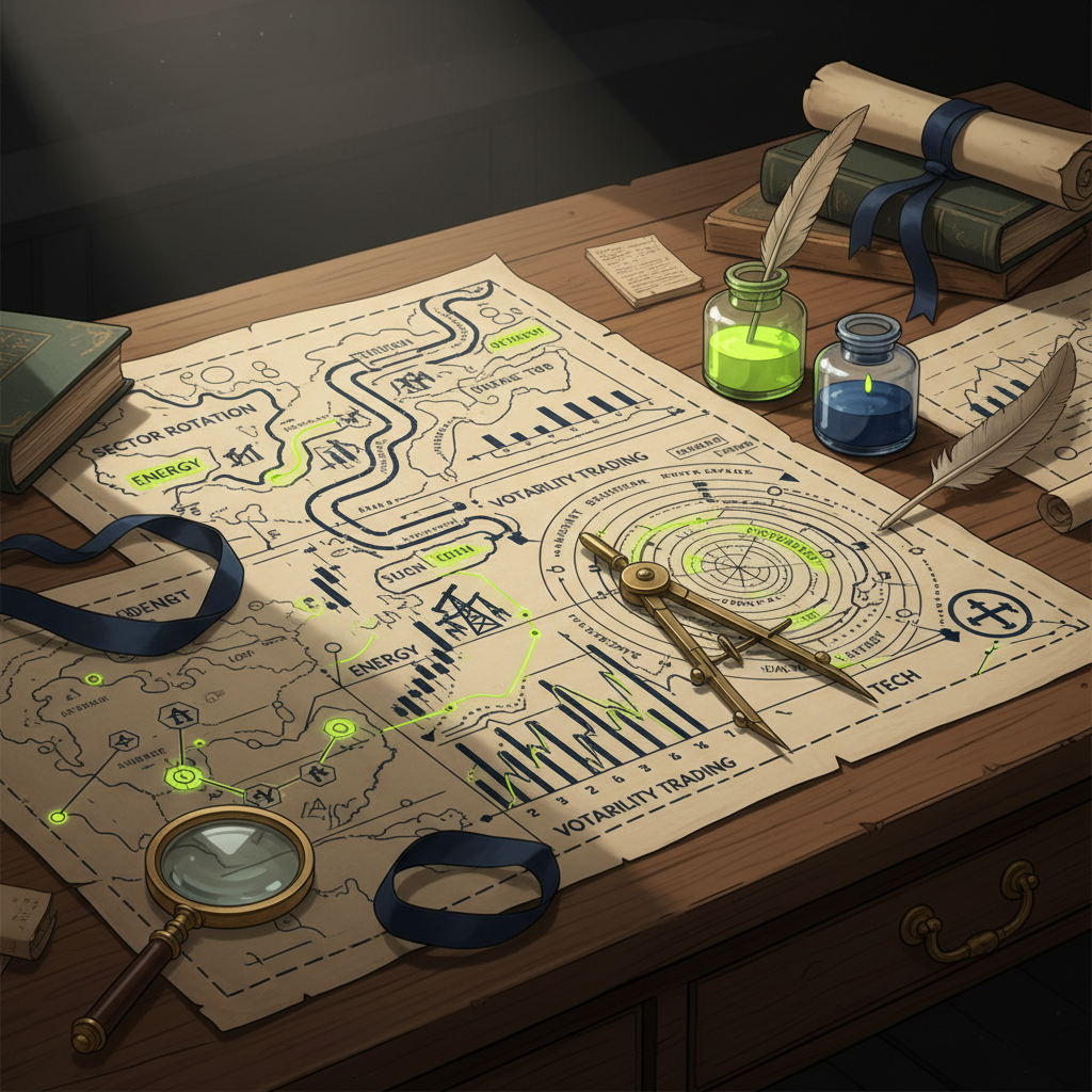 From Ceasefire to Fray: Algorithmic Adaptation for Sector Rotation and Volatility Trading in Energy and Tech