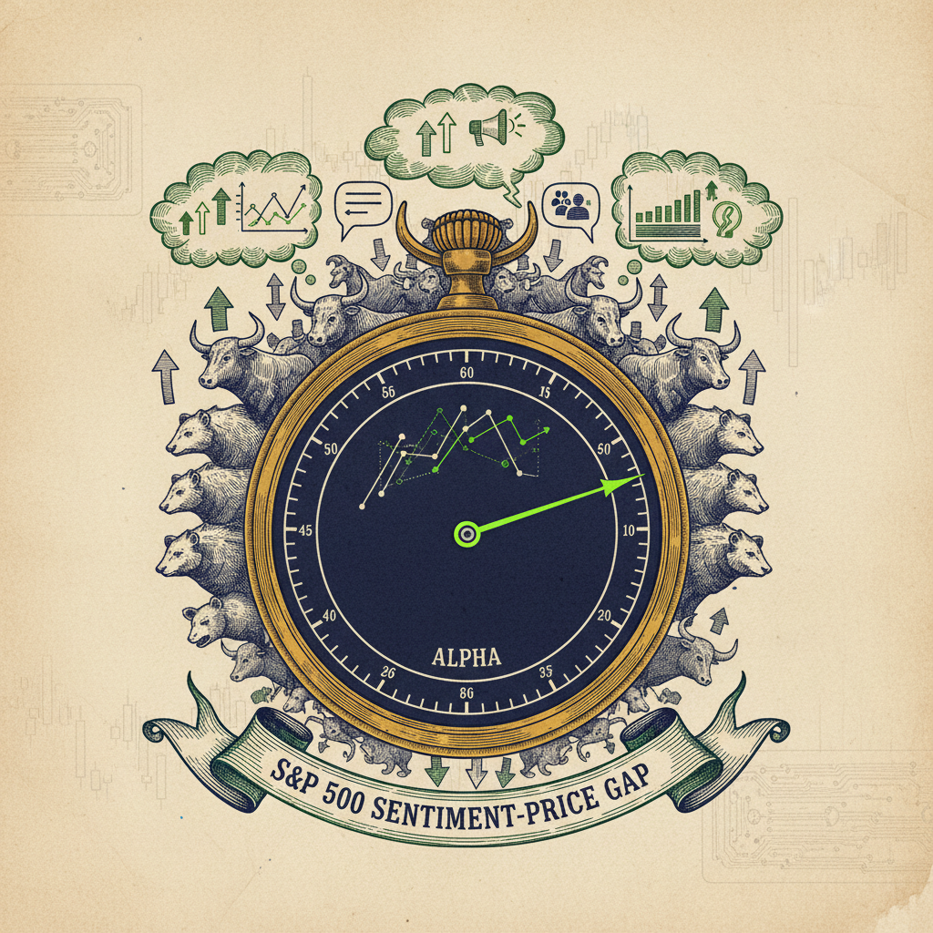 Unlocking Alpha: Algorithmic Strategies Exploit S&P 500 Sentiment-Price Gap
