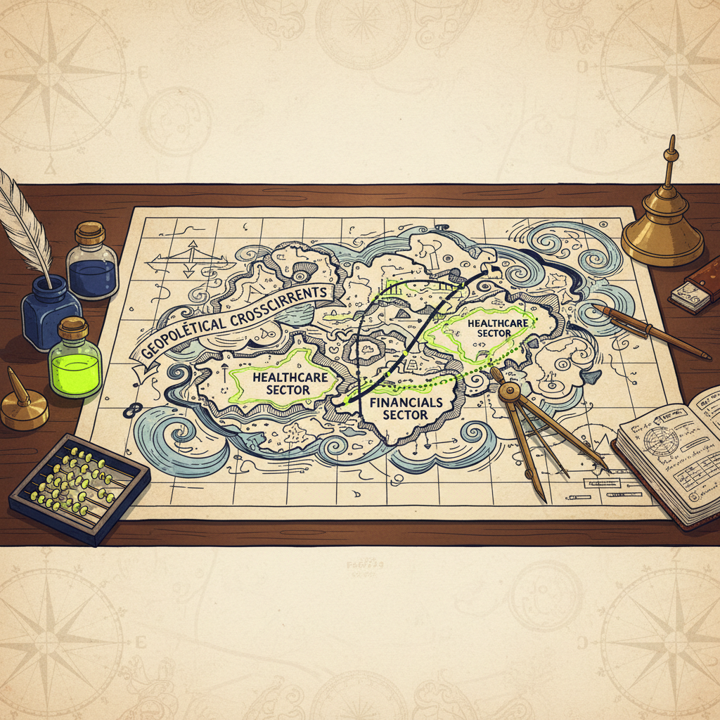 Navigating Geopolitical Crosscurrents: Dynamic Sector Rotation in Healthcare and Financials for Algorithmic Alpha