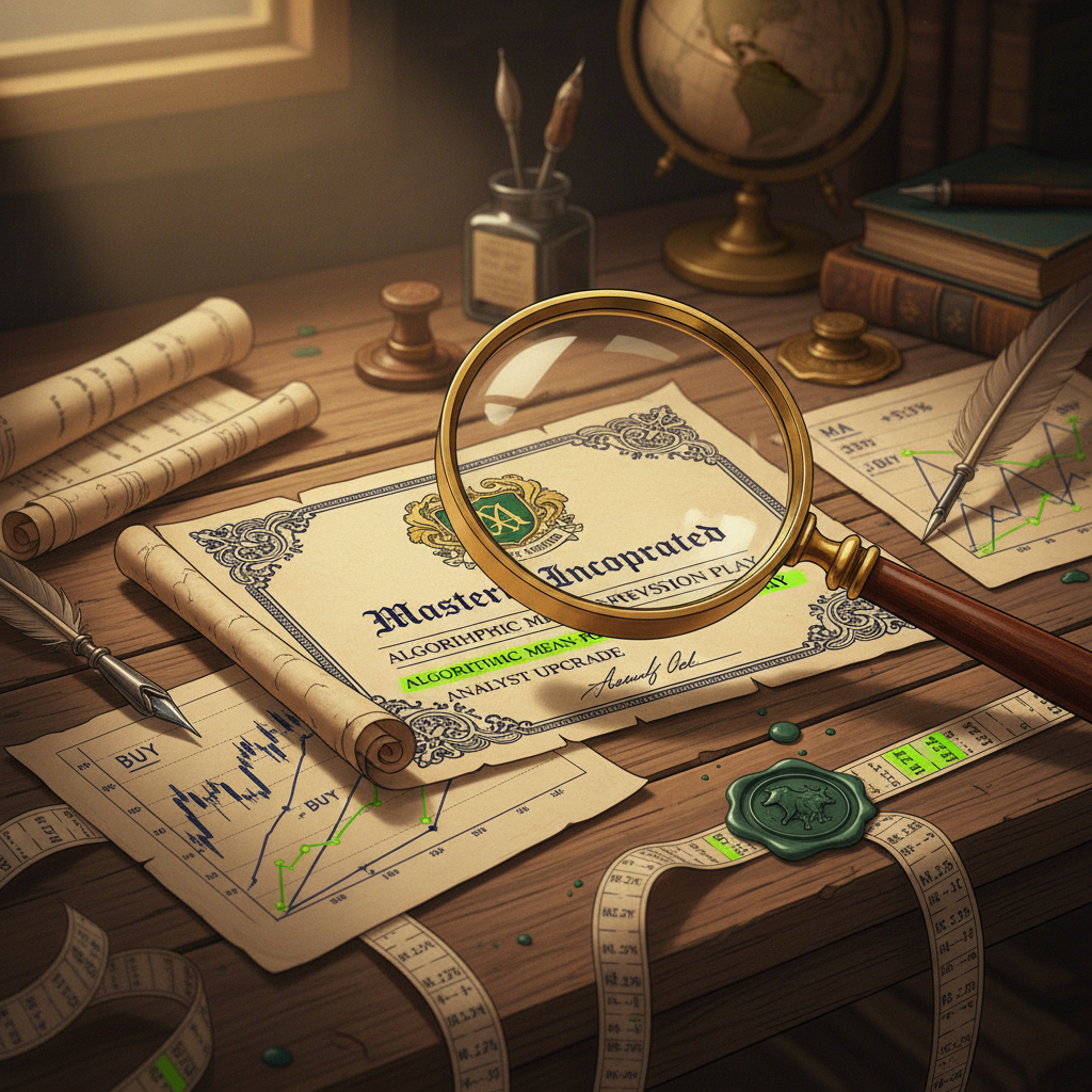 Mastercard (MA): Algorithmic Mean-Reversion Play Amidst Market Sell-Off and Upgrade