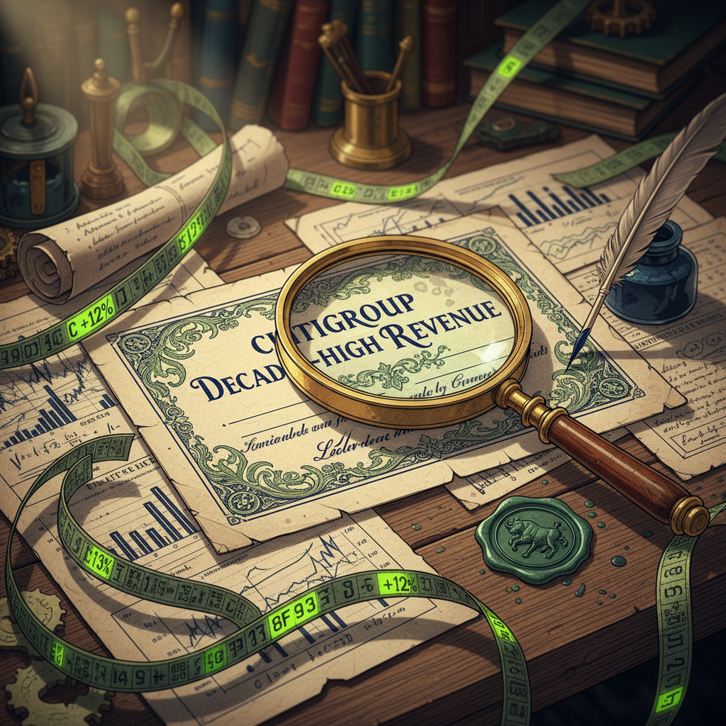 Citigroup's Decade-High Revenue: An Algorithmic Event-Driven Trading Opportunity