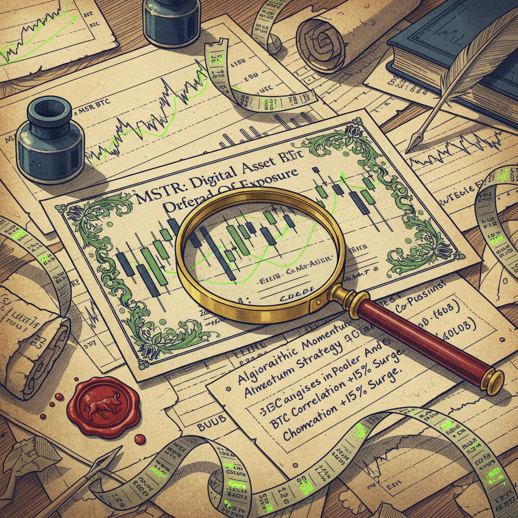 MSTR's Bitcoin Correlation: Algorithmic Momentum Strategy for Digital Asset Exposure