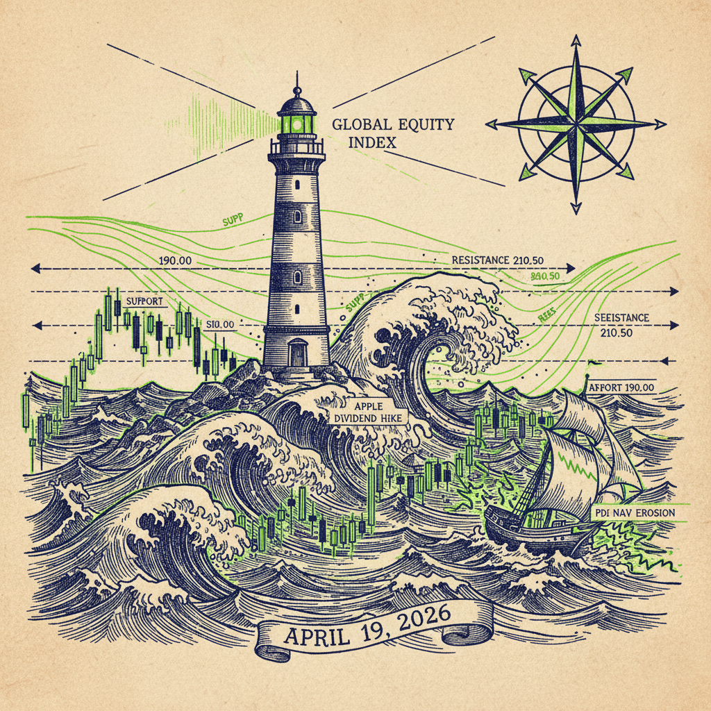 Quant Signals Diverge: Apple Dividends vs. PDI NAV Erosion on April 19, 2026