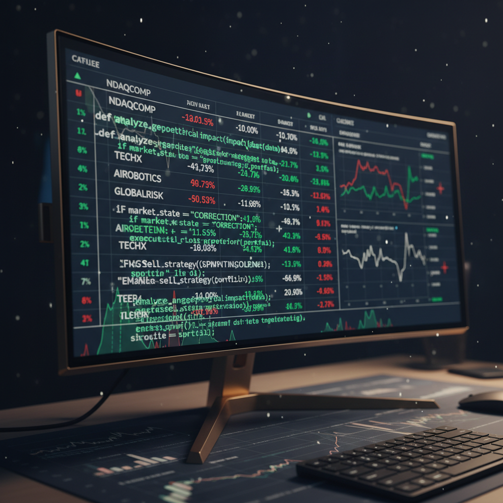 Algorithmic Strategies React to Nasdaq Composite Correction Amid Geopolitical Uncertainty