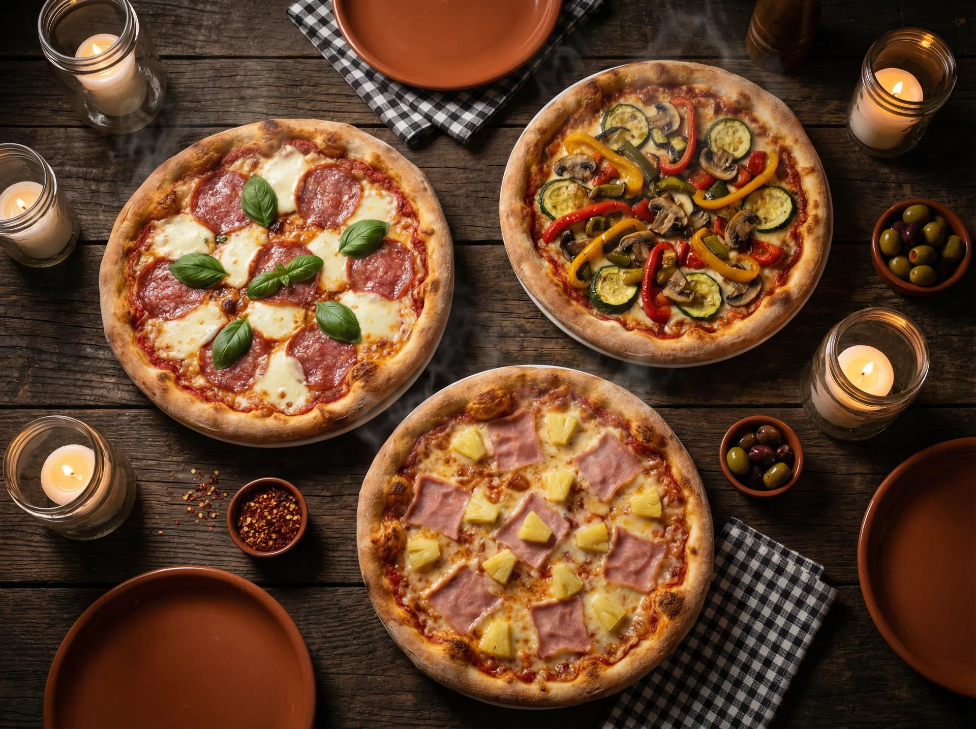 Frische Pizzen bei Pizza Mann