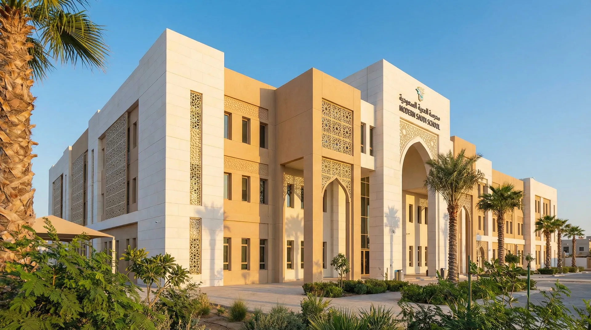 مدرسة سعودية حديثة