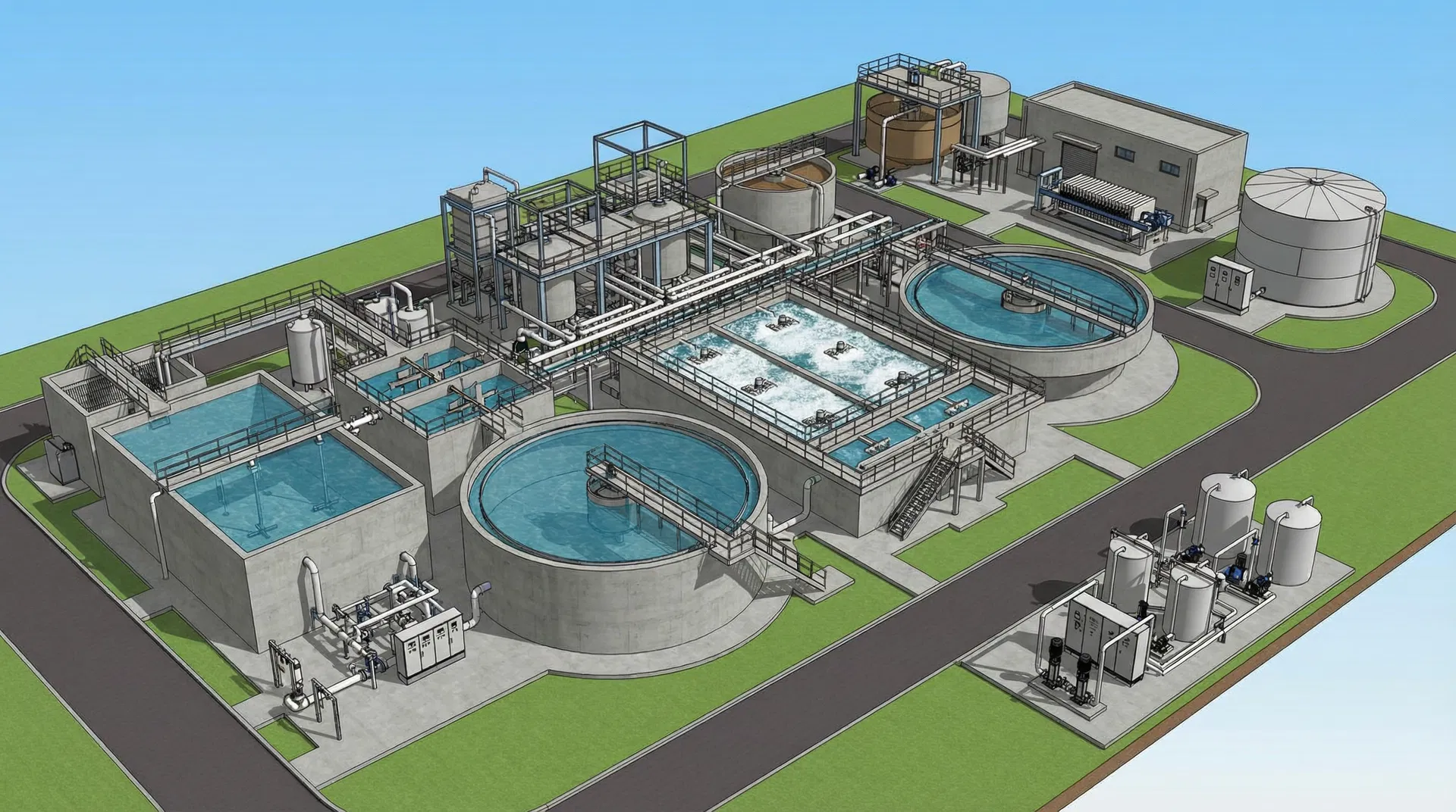 Complete ETP Plant Overview