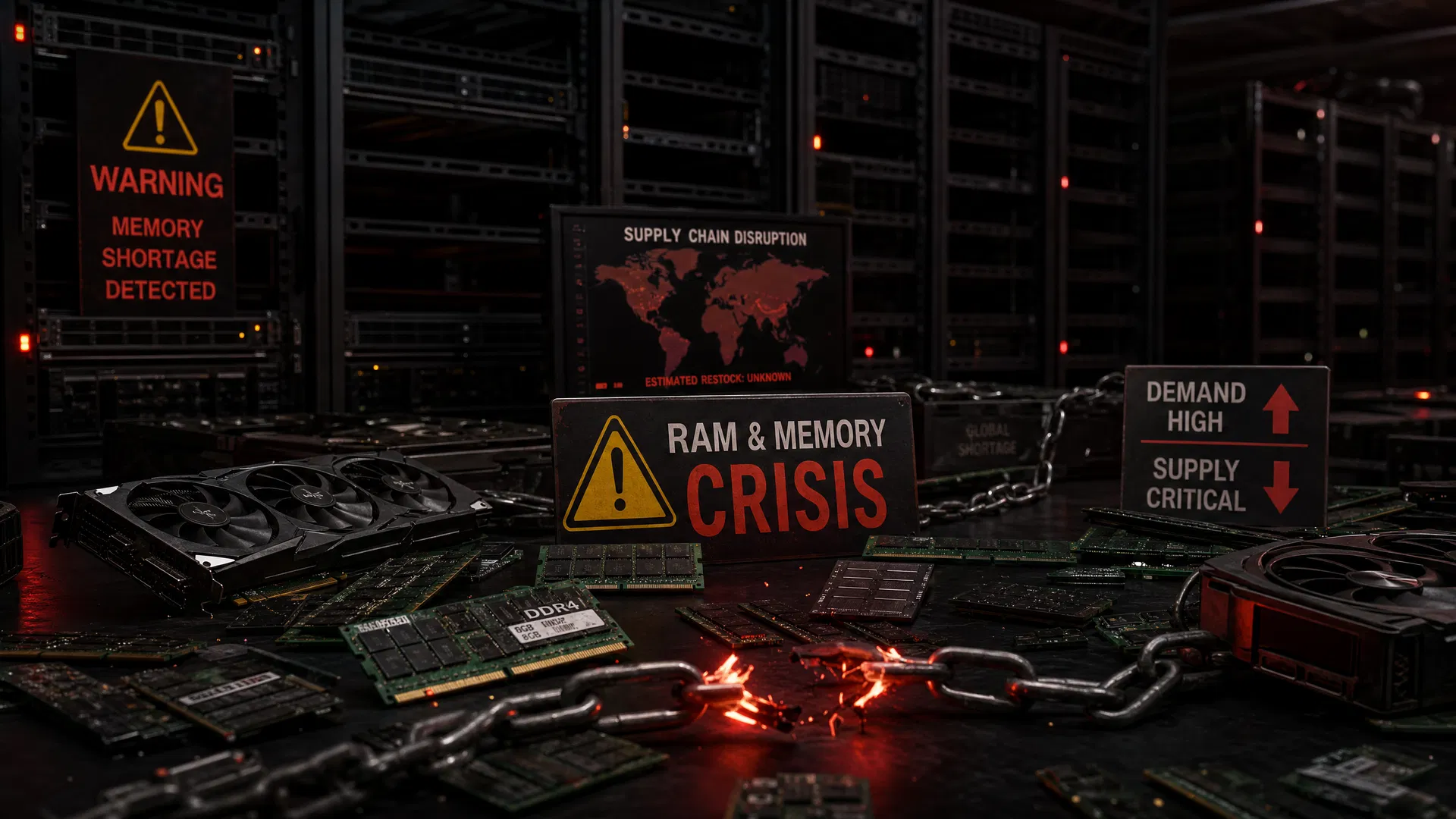 Tech Industry RAMageddon: Memory Shortages Create AI Infrastructure Crisis