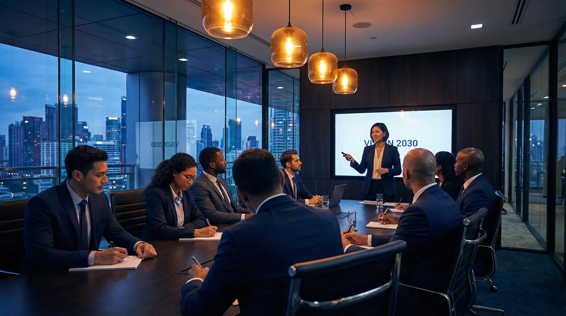 Corporate training session