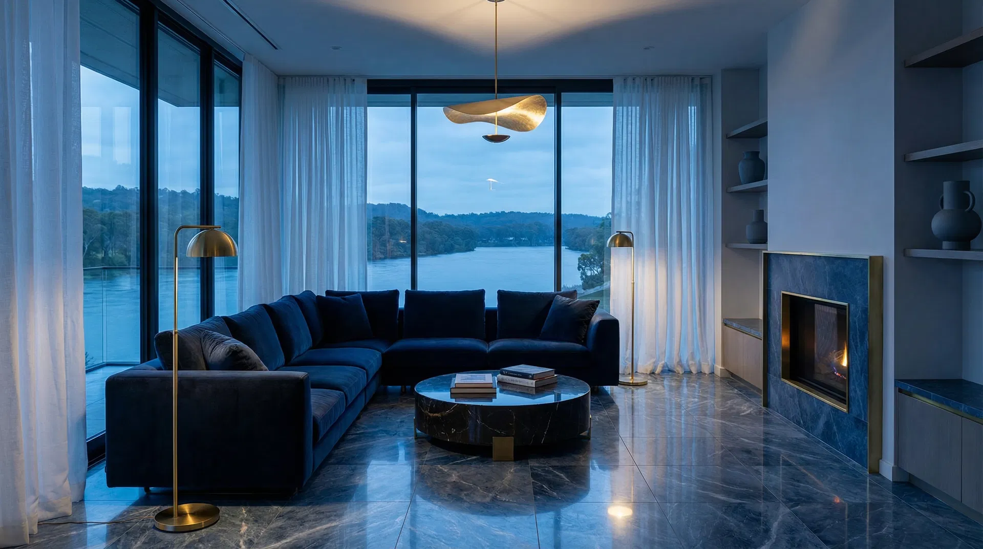 Luxury real estate interior