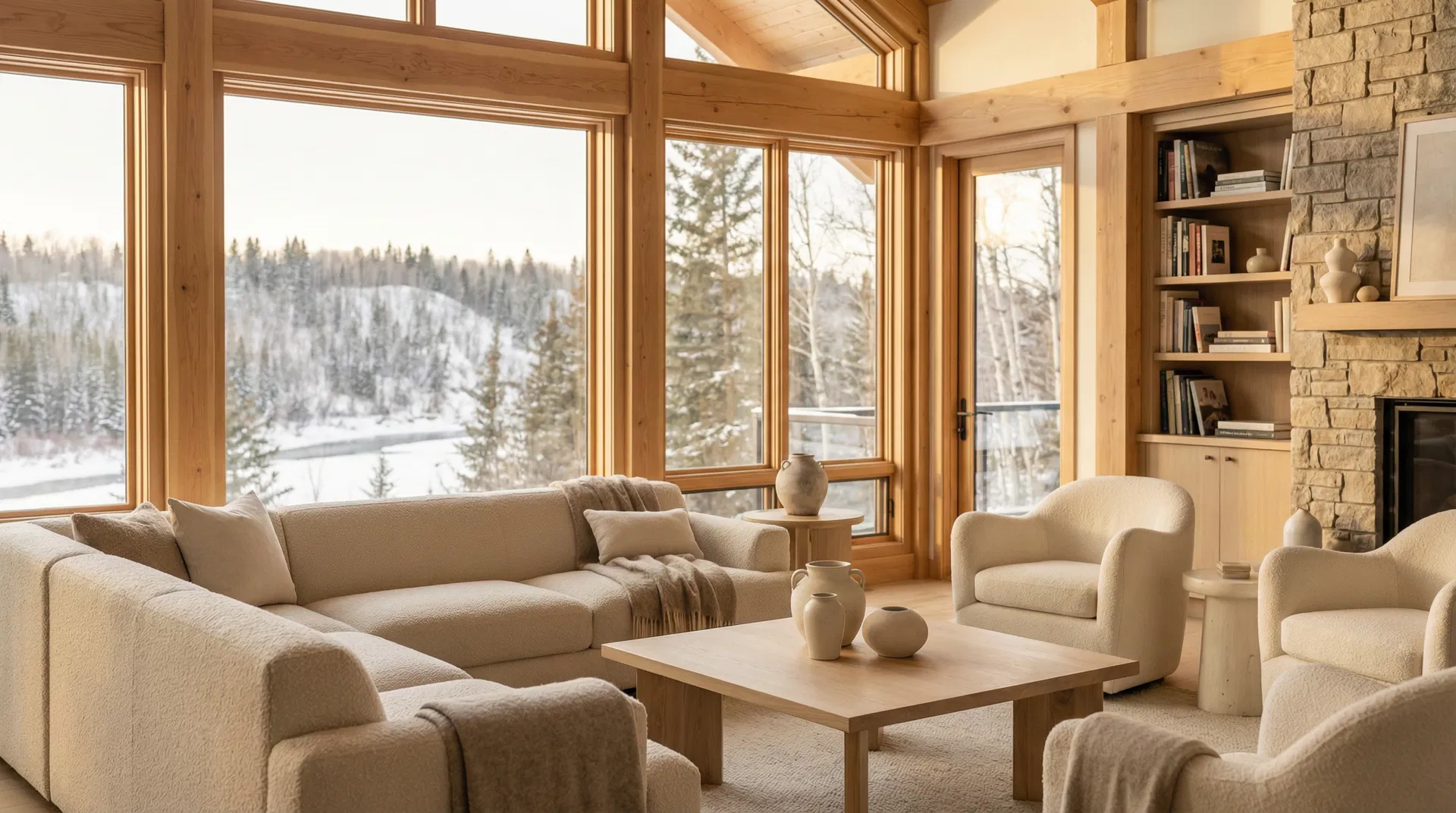 Luxury home interior in Edmonton