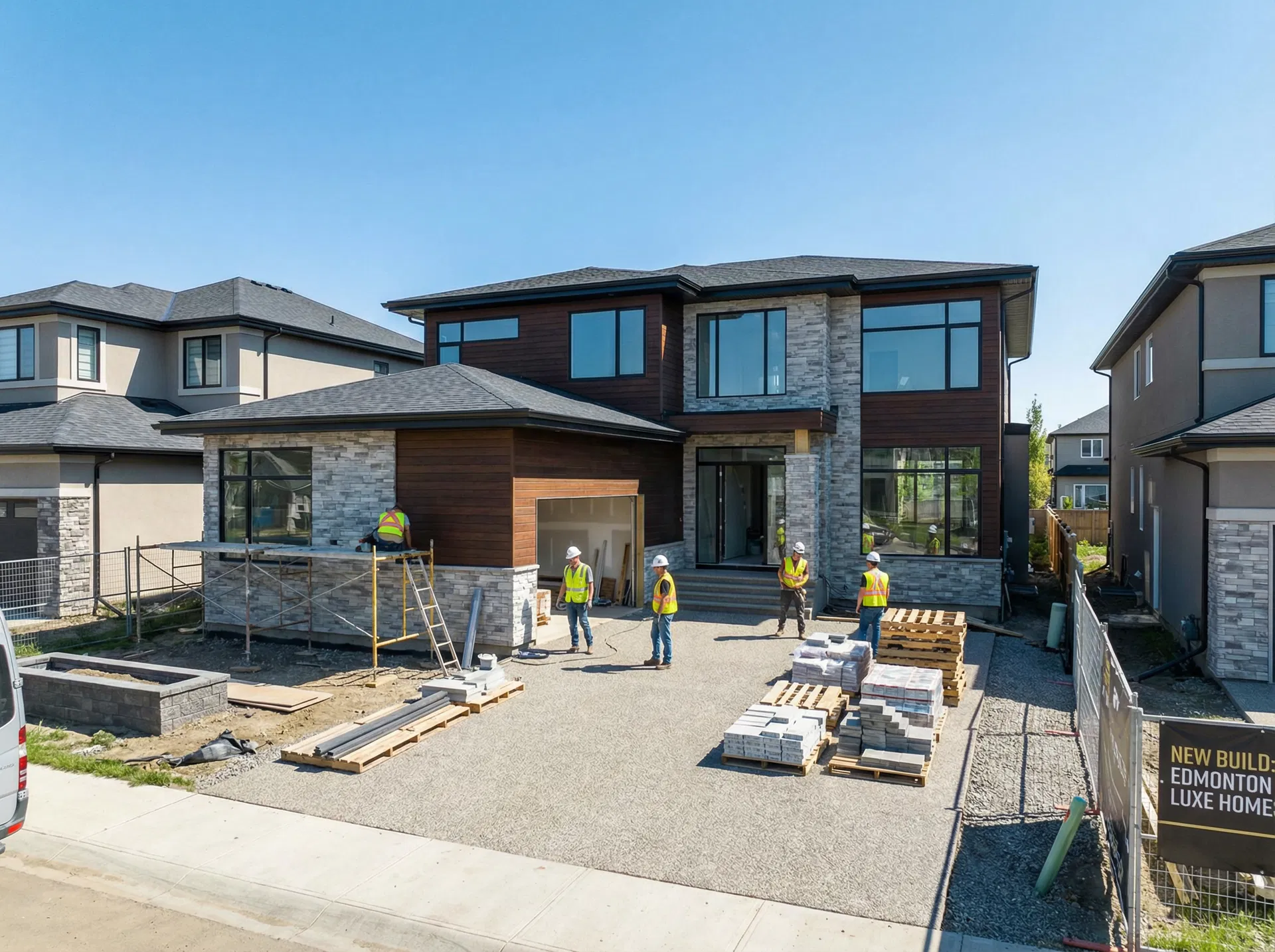 New construction home in Edmonton