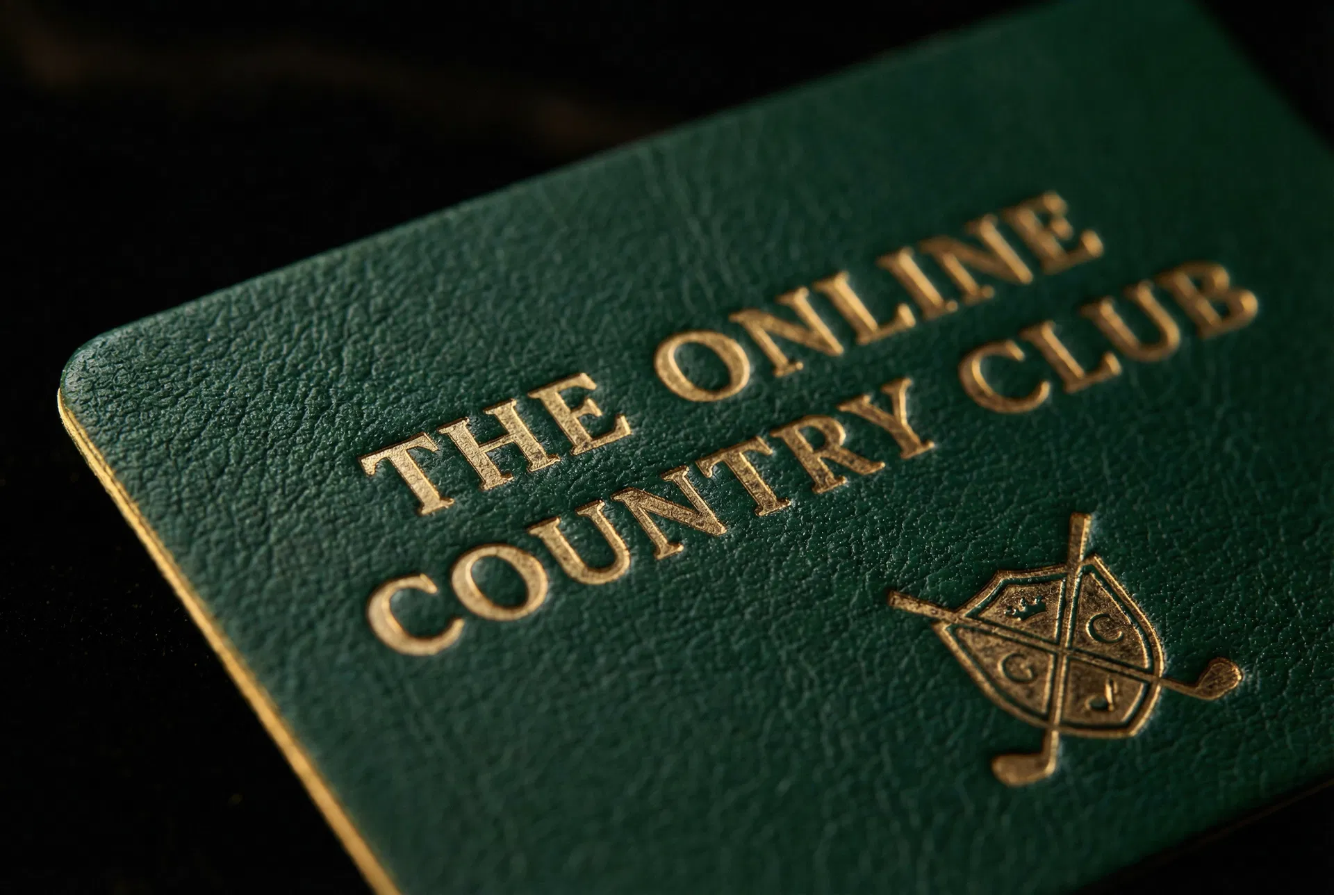The Online Country Club Colorado membership card