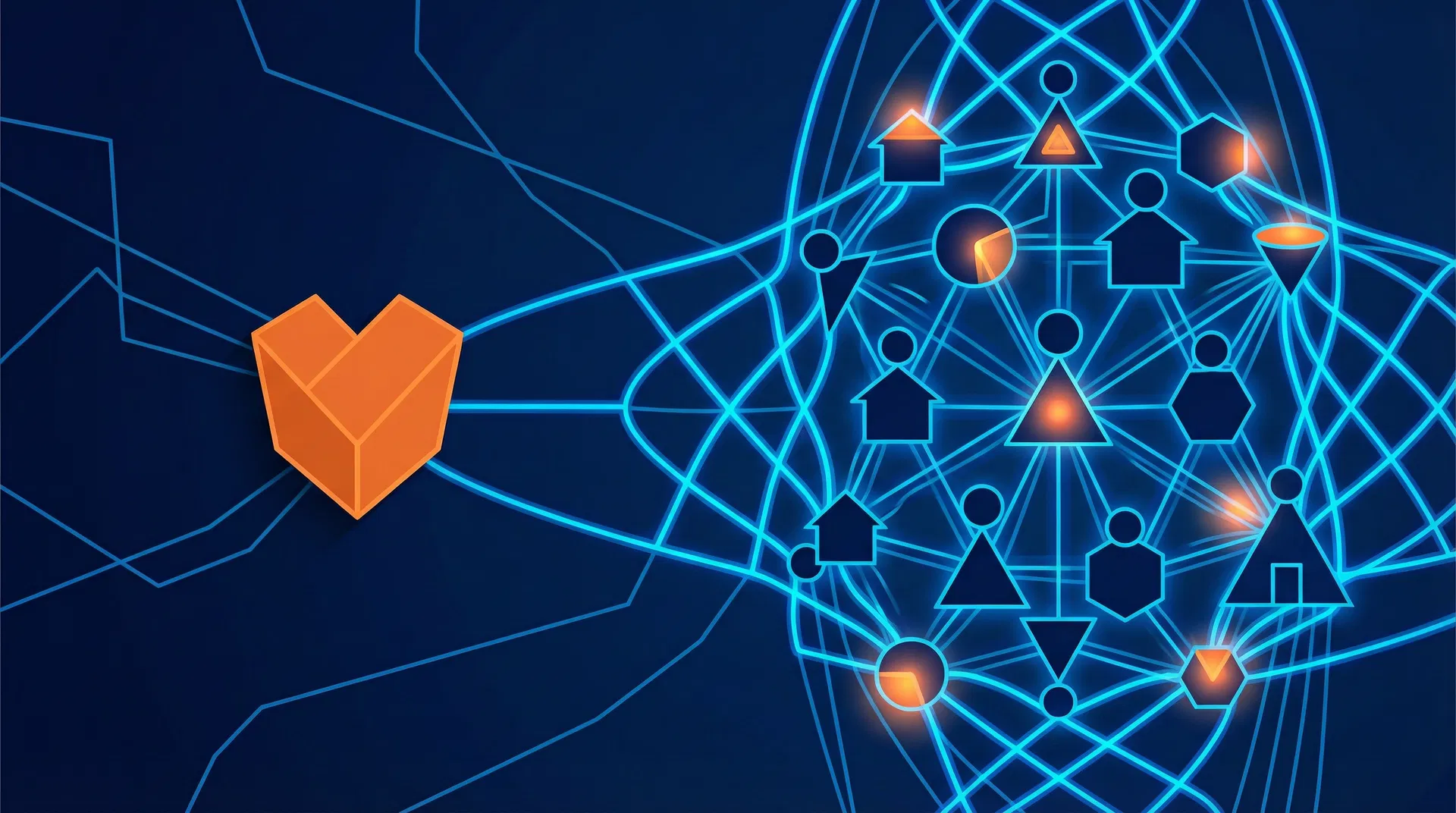 Community healthcare sharing network visualization
