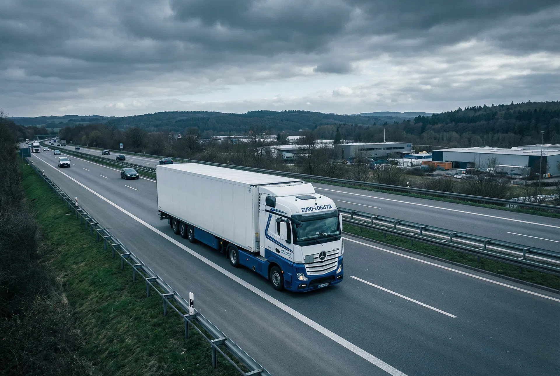 LKW auf Autobahn – LKW-Führerschein Klasse C und BKF-Weiterbildung