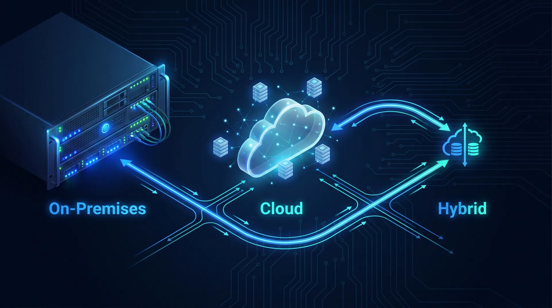 Server-Optionen für KMUs: On-Premises vs. Cloud vs. Hybrid