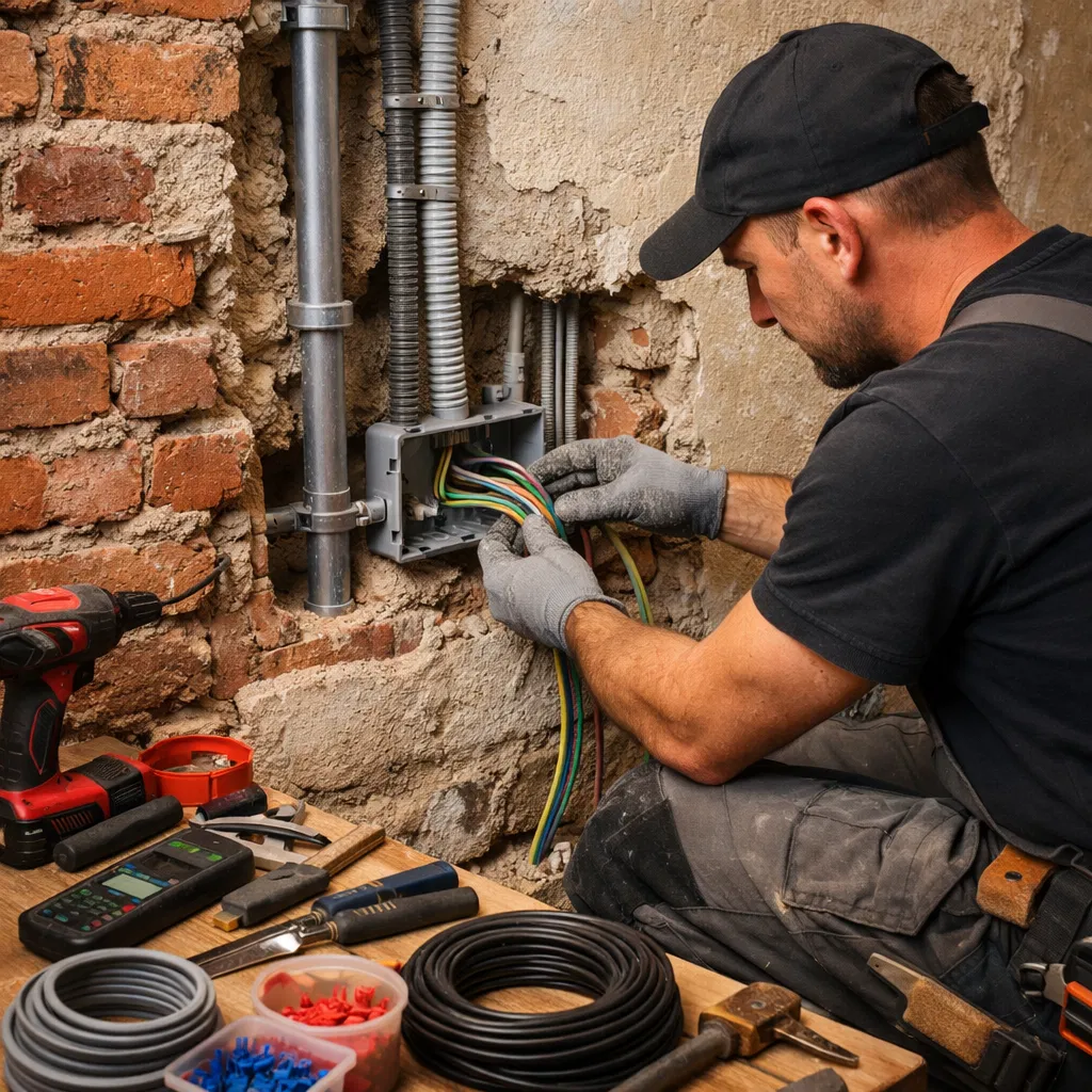 Elektriciteitswerken renovatie